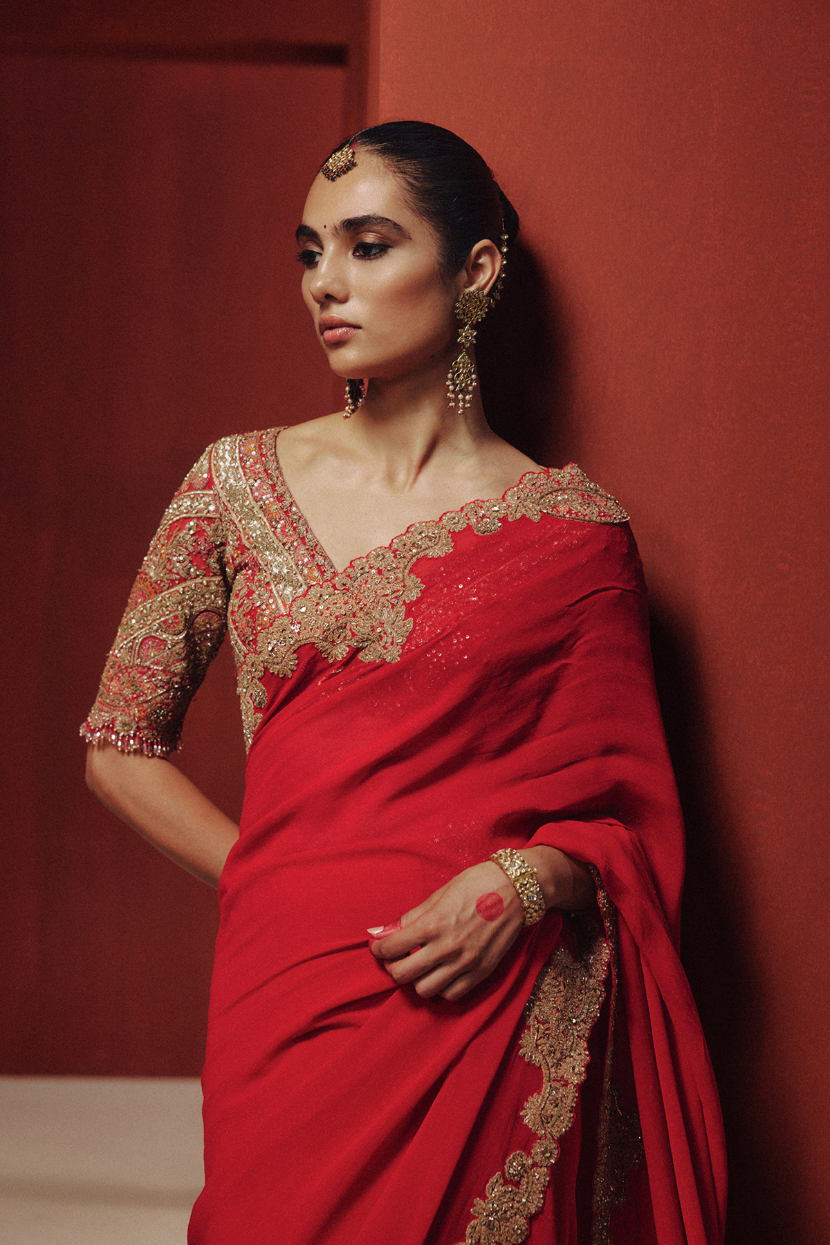 Opaline Bridal Saree