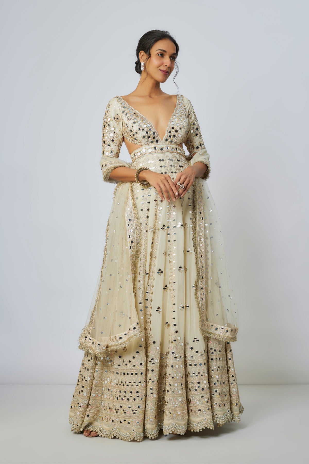 Aasmi Anarkali Set -Sargun Mehta