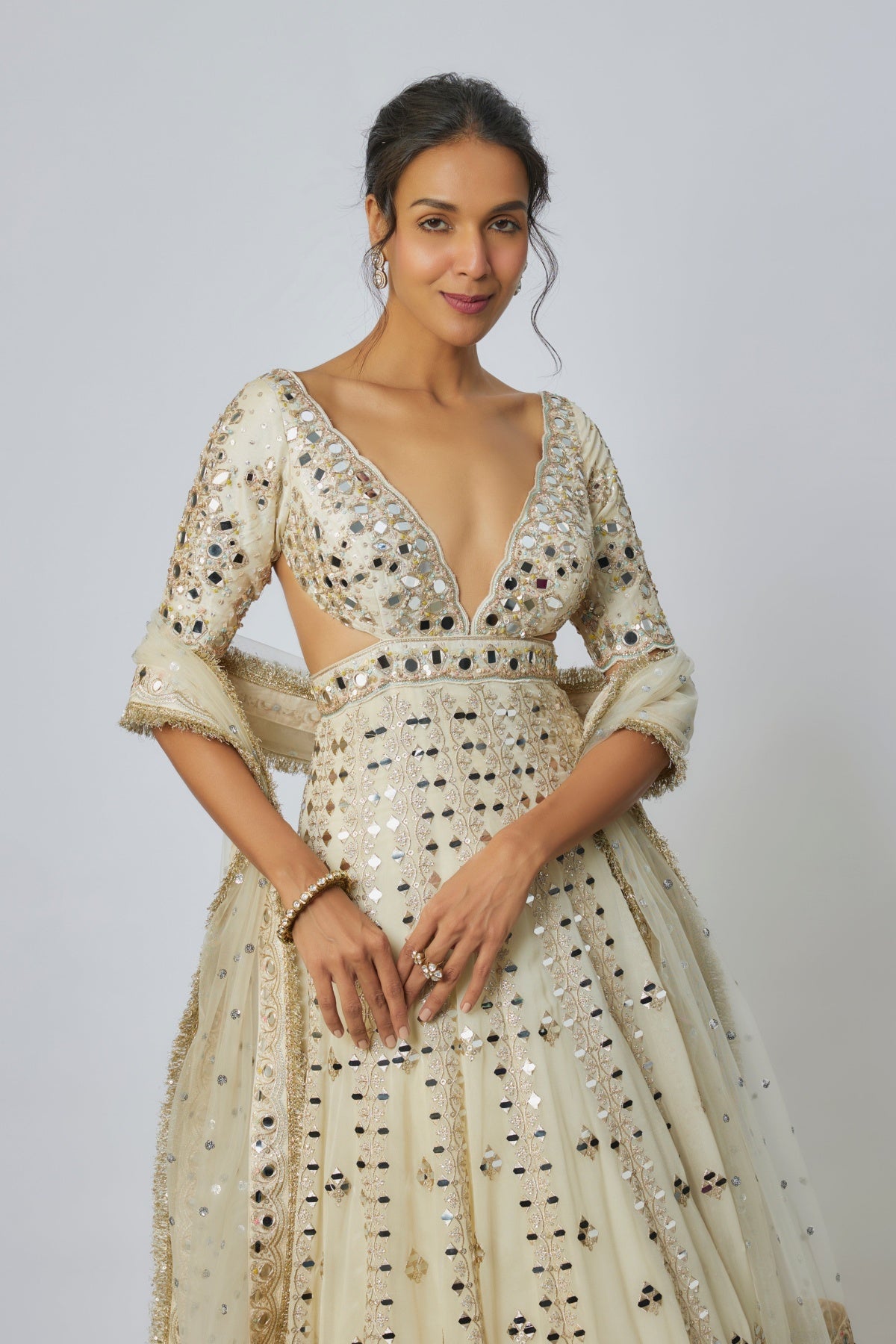 Aasmi Anarkali Set -Sargun Mehta