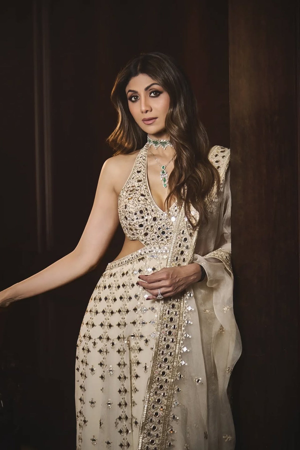Aasmani Anarkali Set- Shilpa shetty