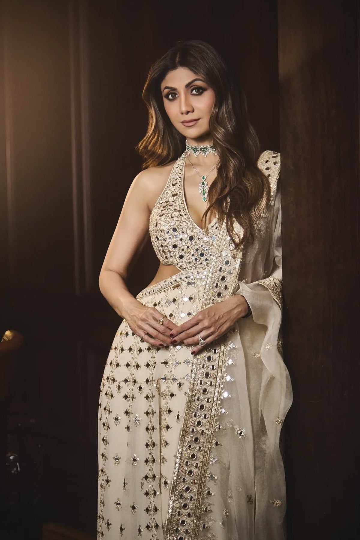 Aasmani Anarkali Set- Shilpa shetty