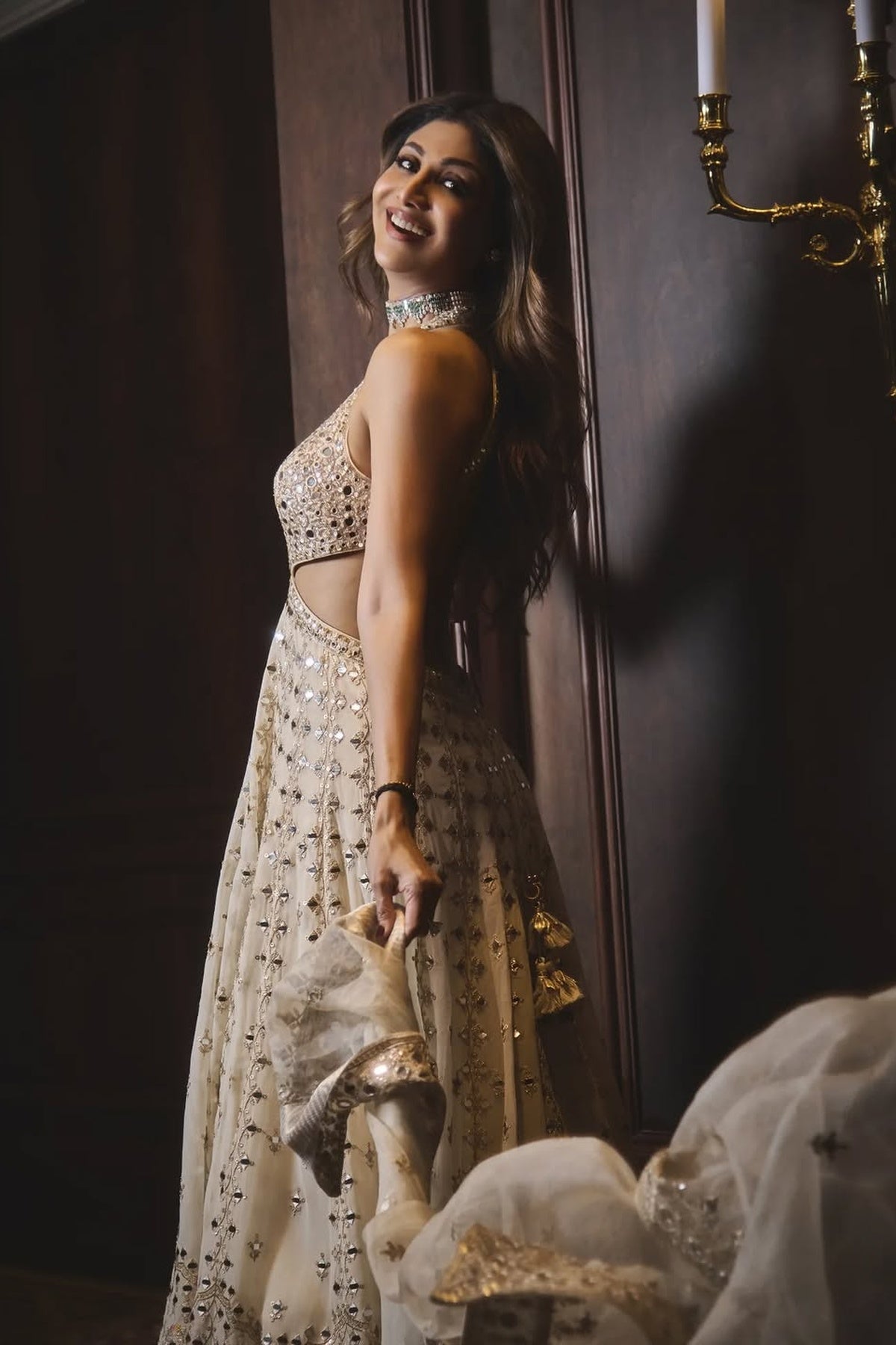 Aasmani Anarkali Set- Shilpa shetty