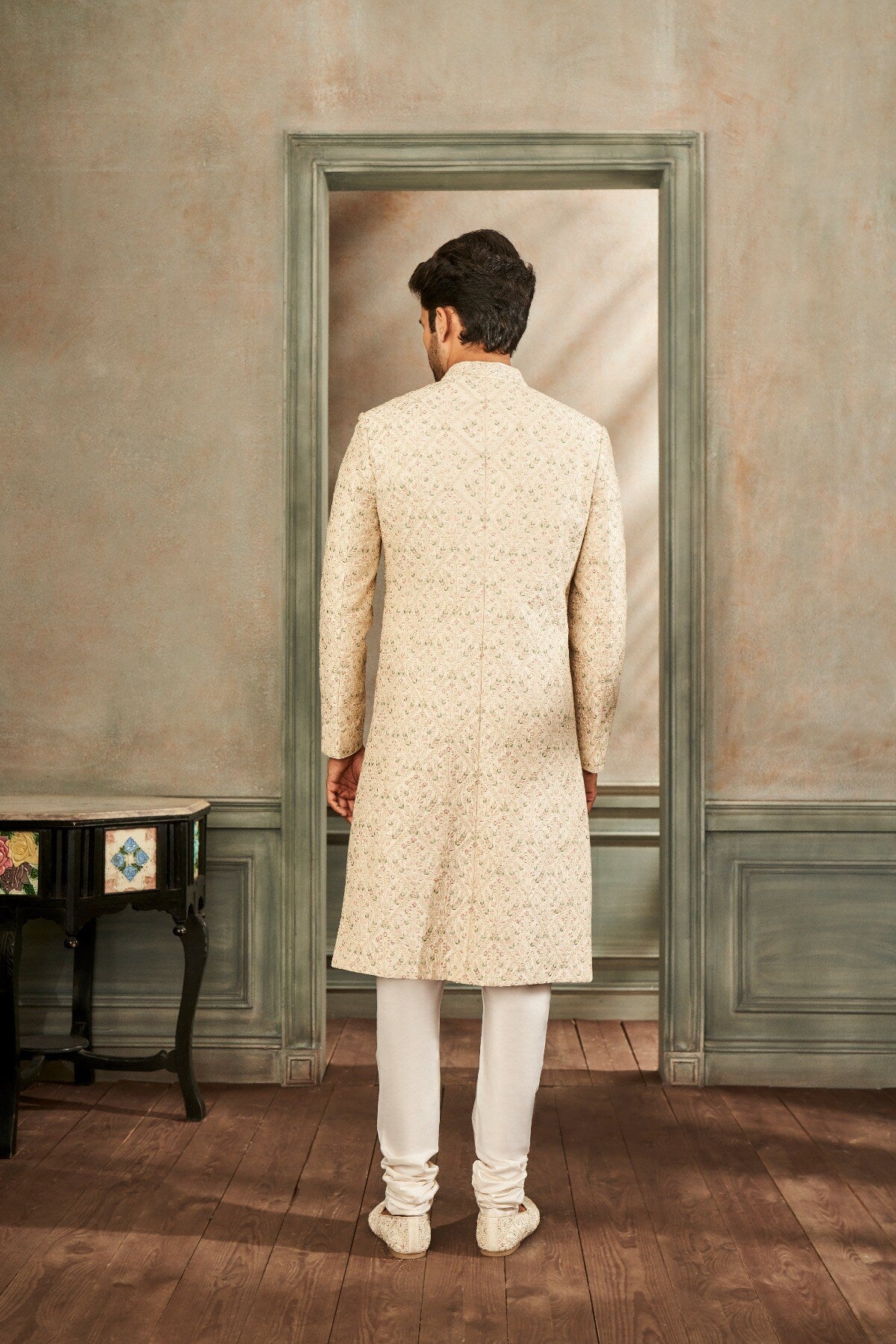 KUNSH SHERWANI – IVORY