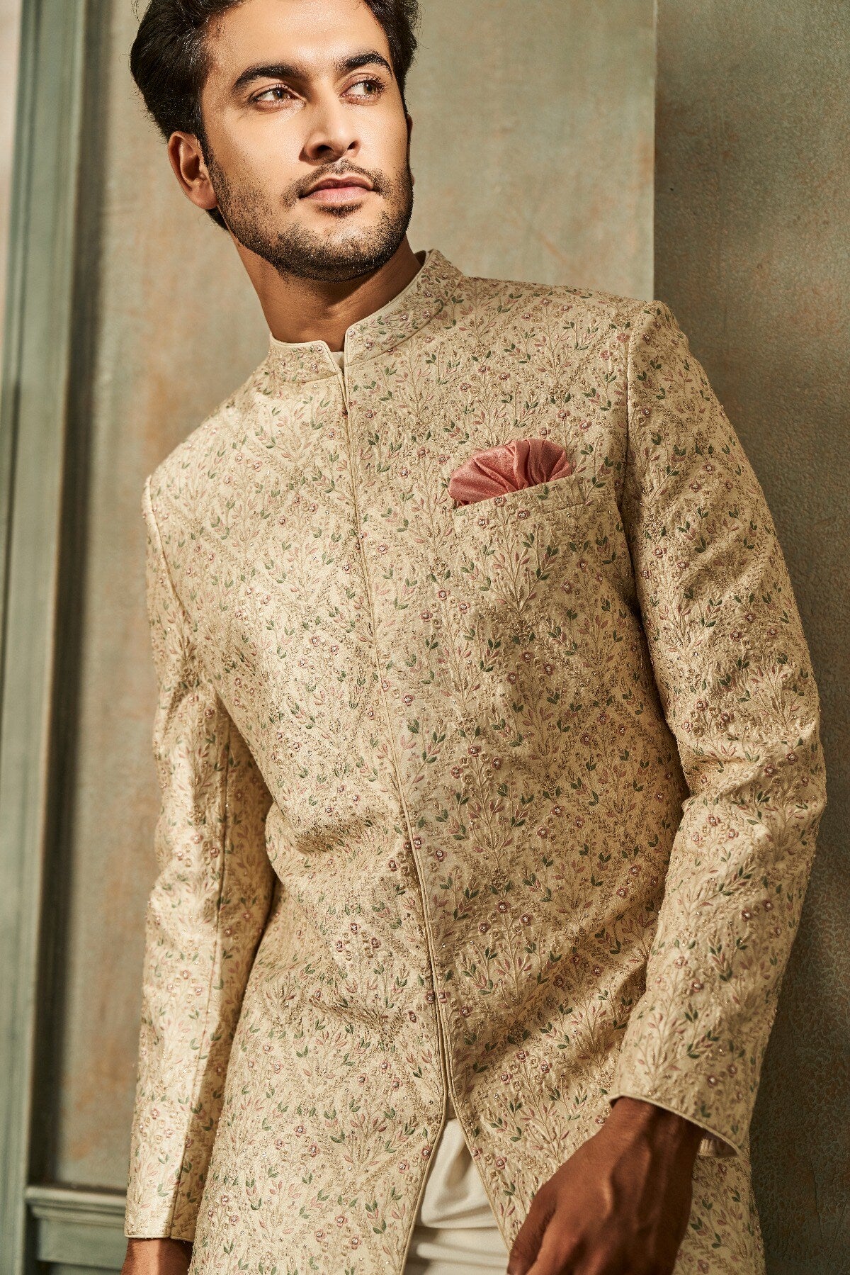 KUNSH SHERWANI – IVORY