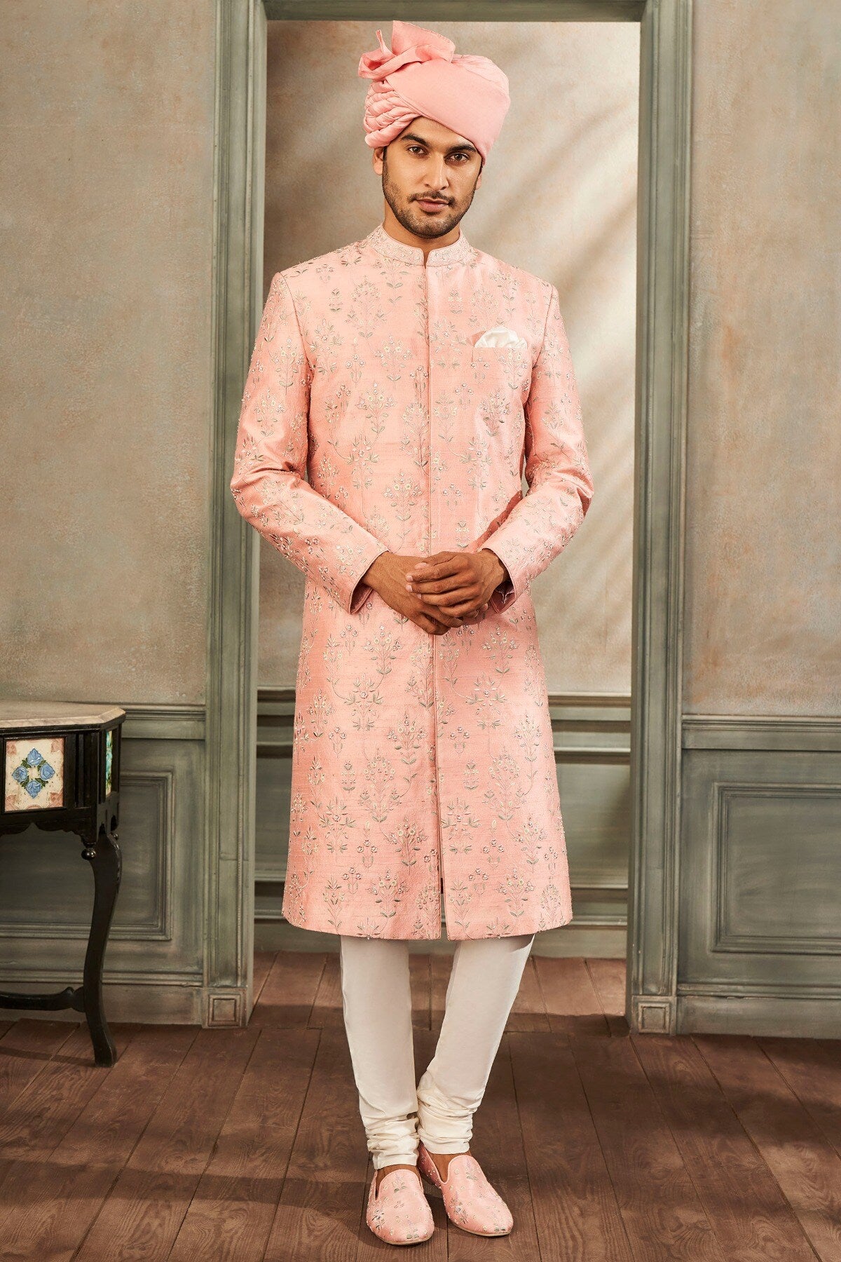 KULISH SHERWANI – PINK
