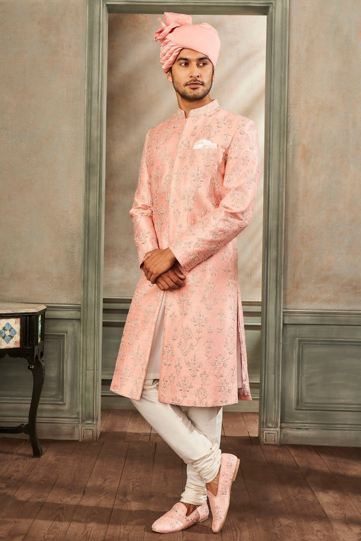 KULISH SHERWANI – PINK
