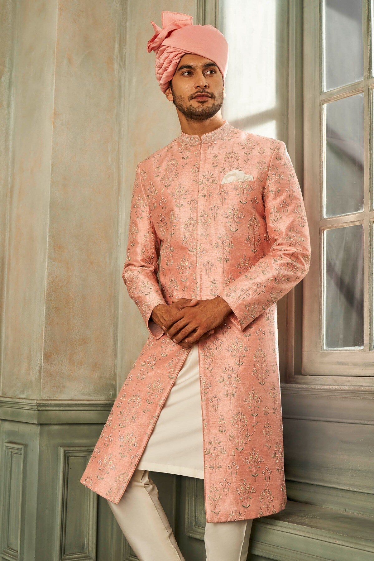 KULISH SHERWANI – PINK