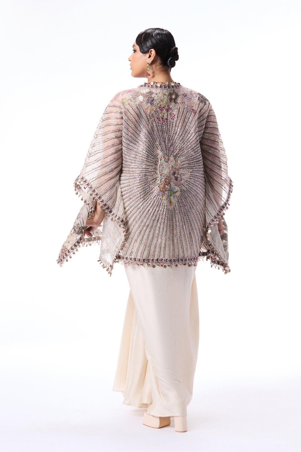 Lumibloom - Ivory Tulle & Dupion Silk Set - Ready To Ship