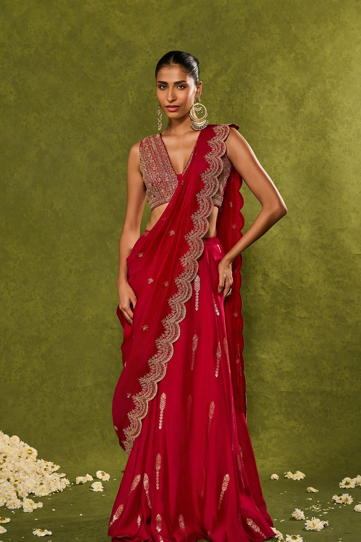 Amal Lehenga Saree - Ready to ship