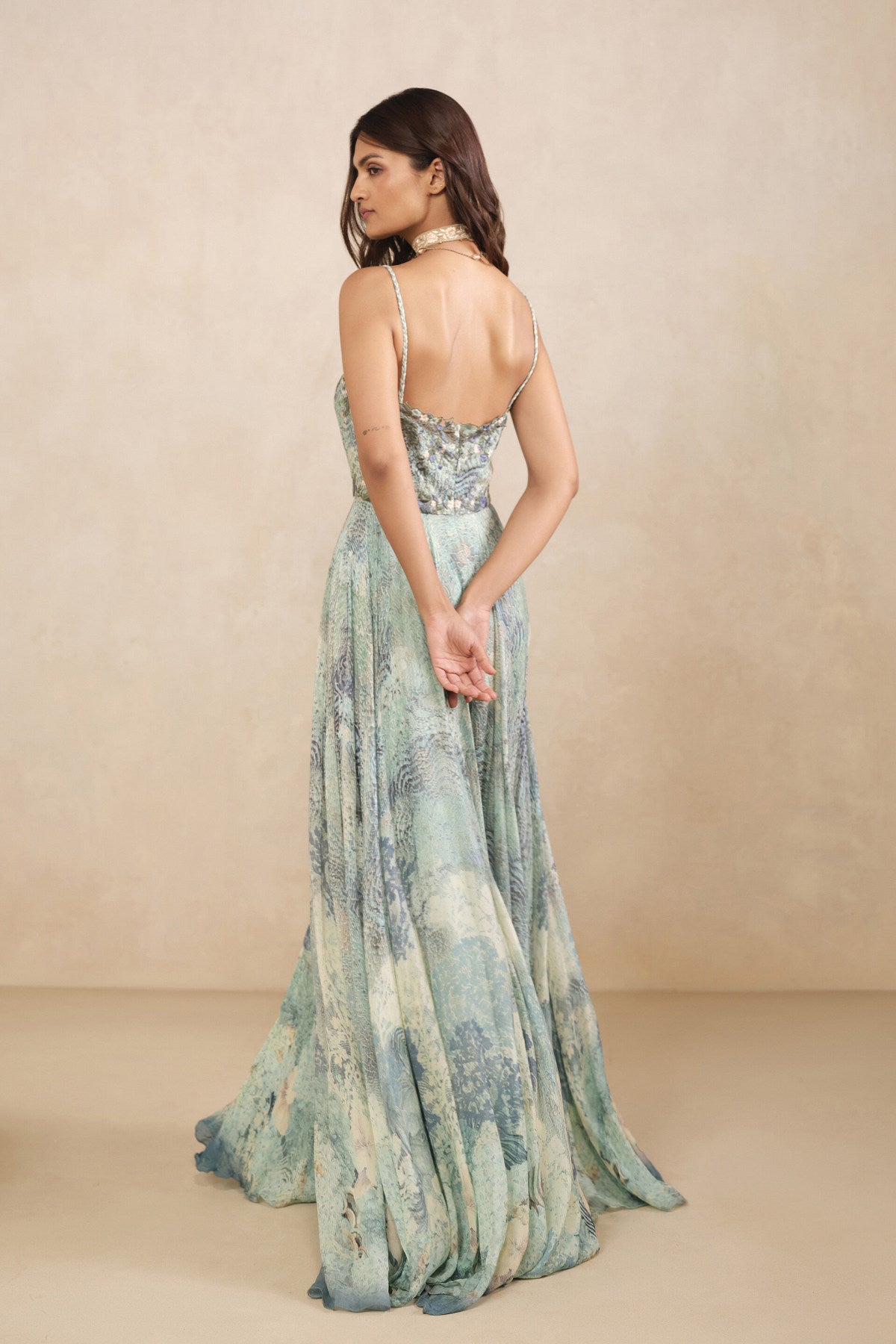 Fuji Bemberg Gown - Blue