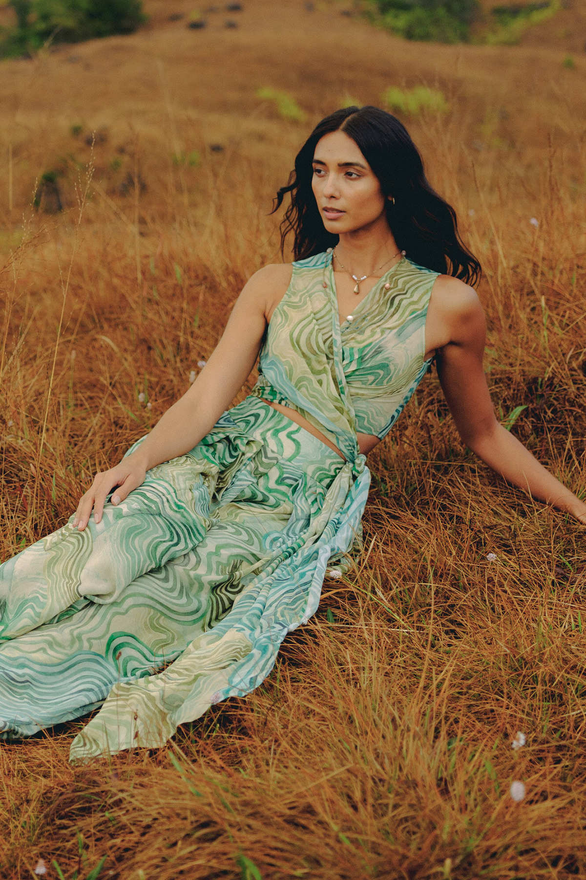 Qua Bemberg Co-ord - Sage