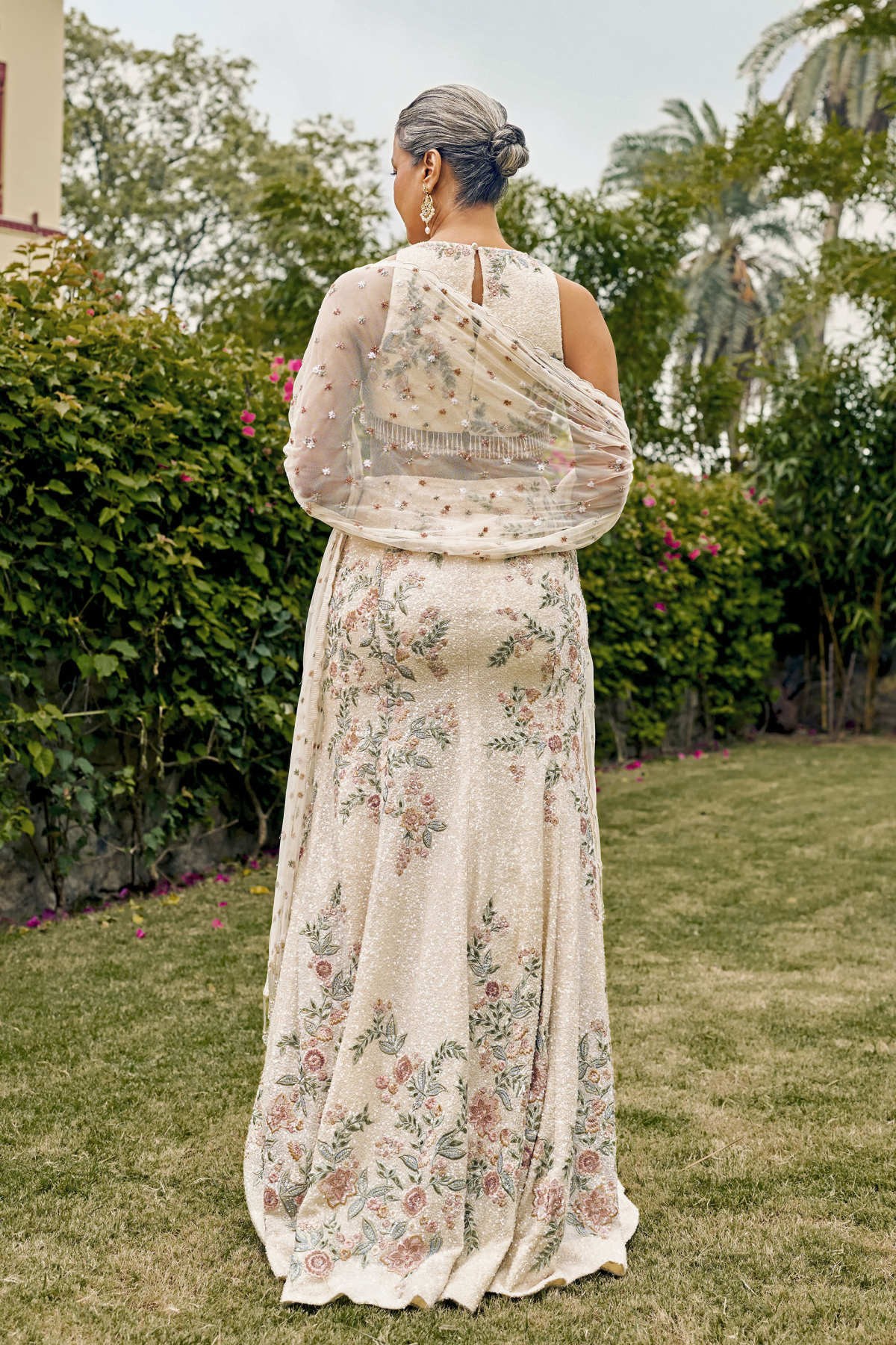 Bliss Embroidered Skirt Set - Ivory