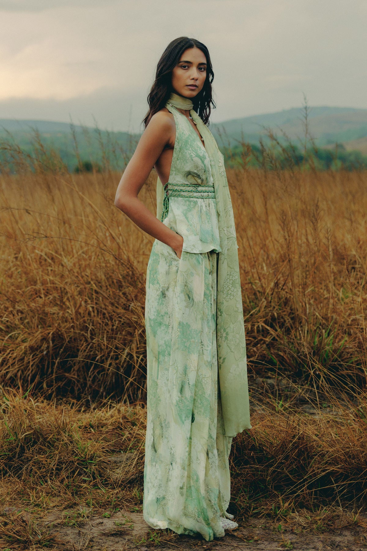 Sumi Bemberg Co-ord - Sage