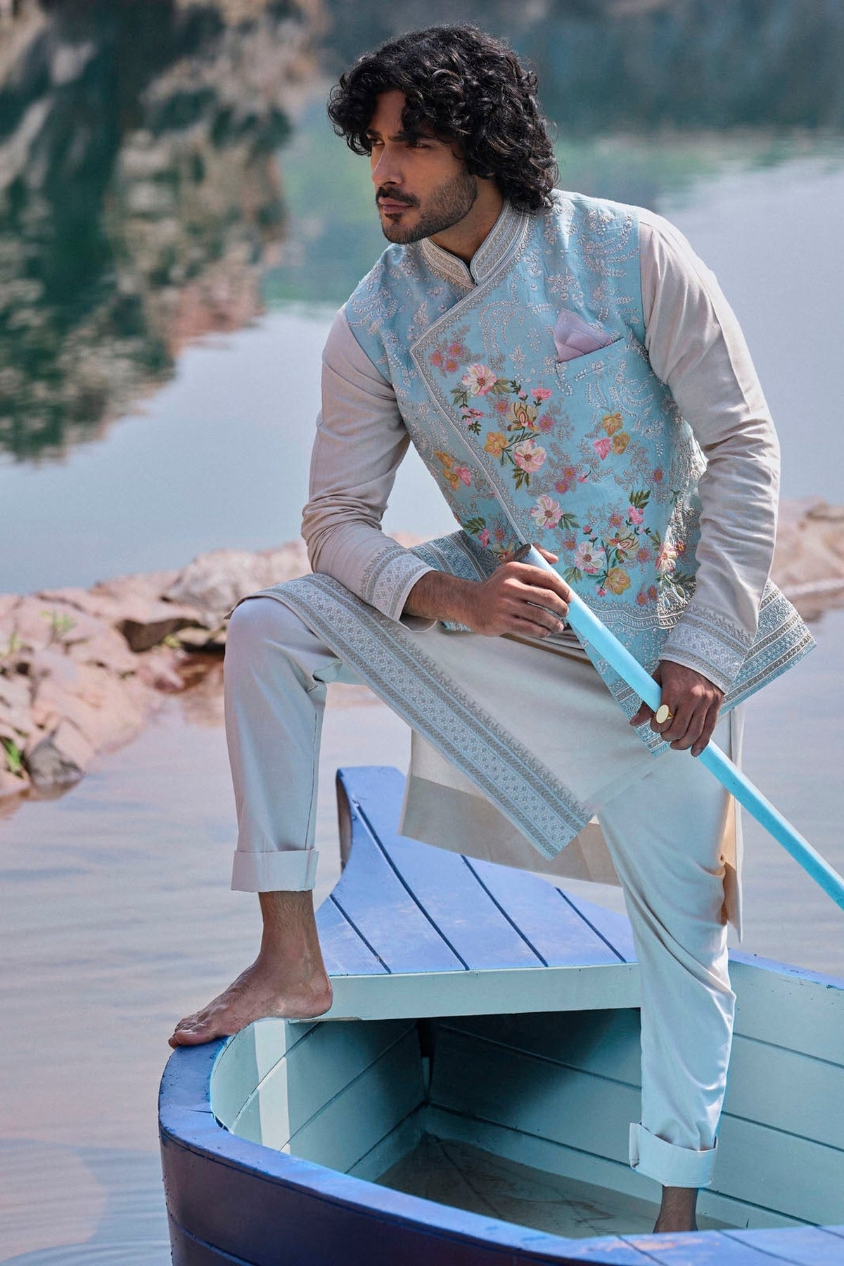 Aqua Blue Bandi Set