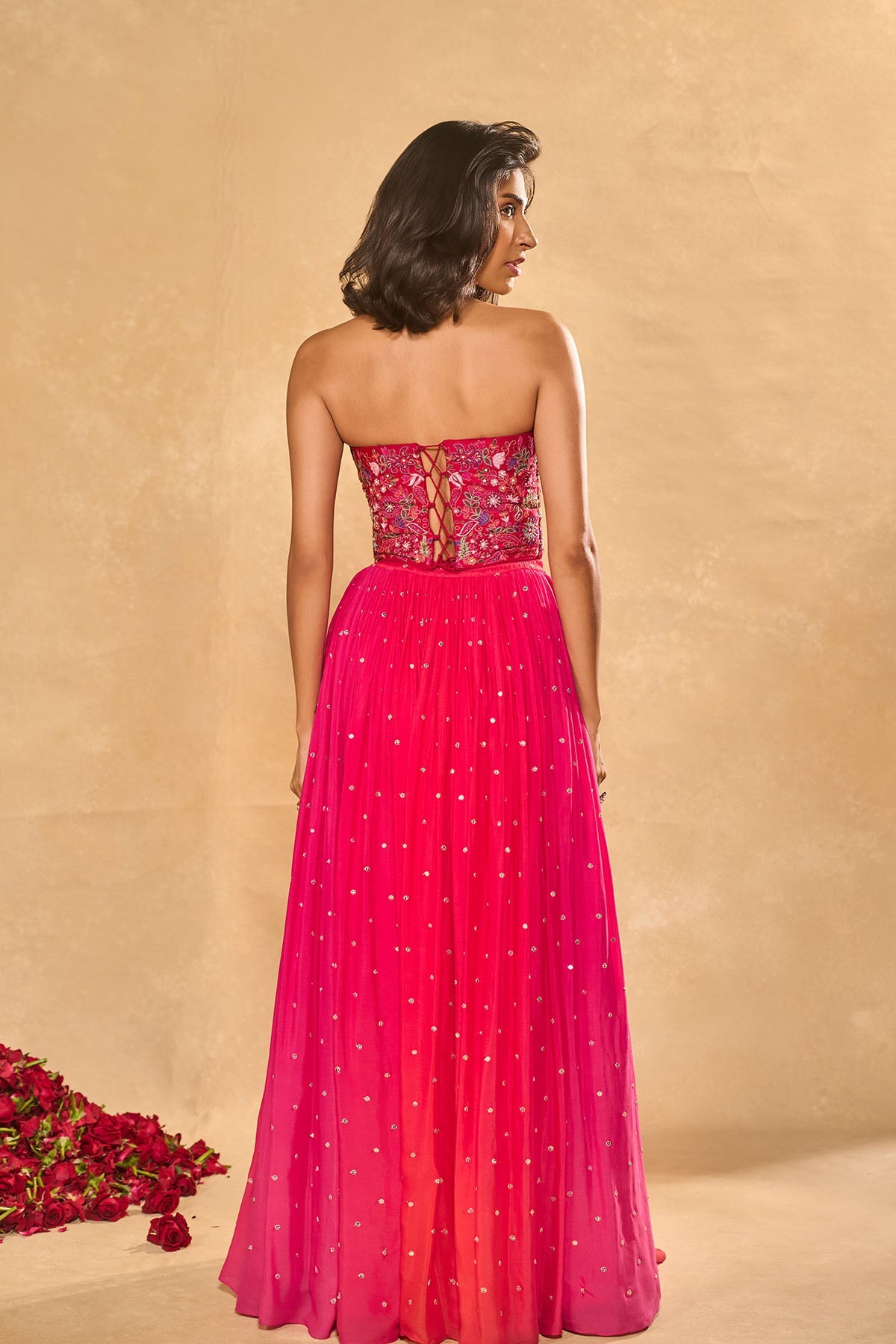 Aries Corset Lehenga - Ready to ship