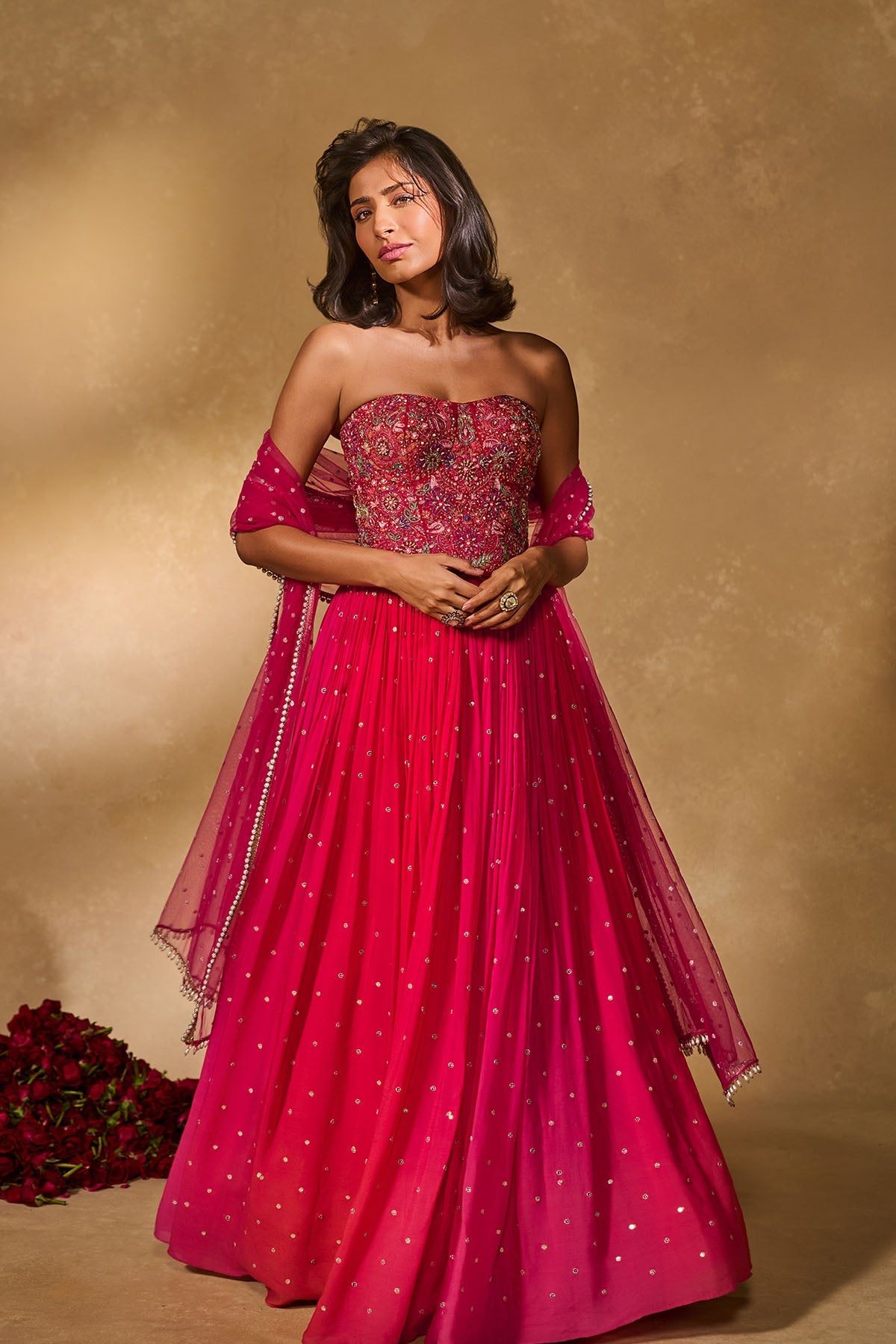 Aries Corset Lehenga - Ready to ship