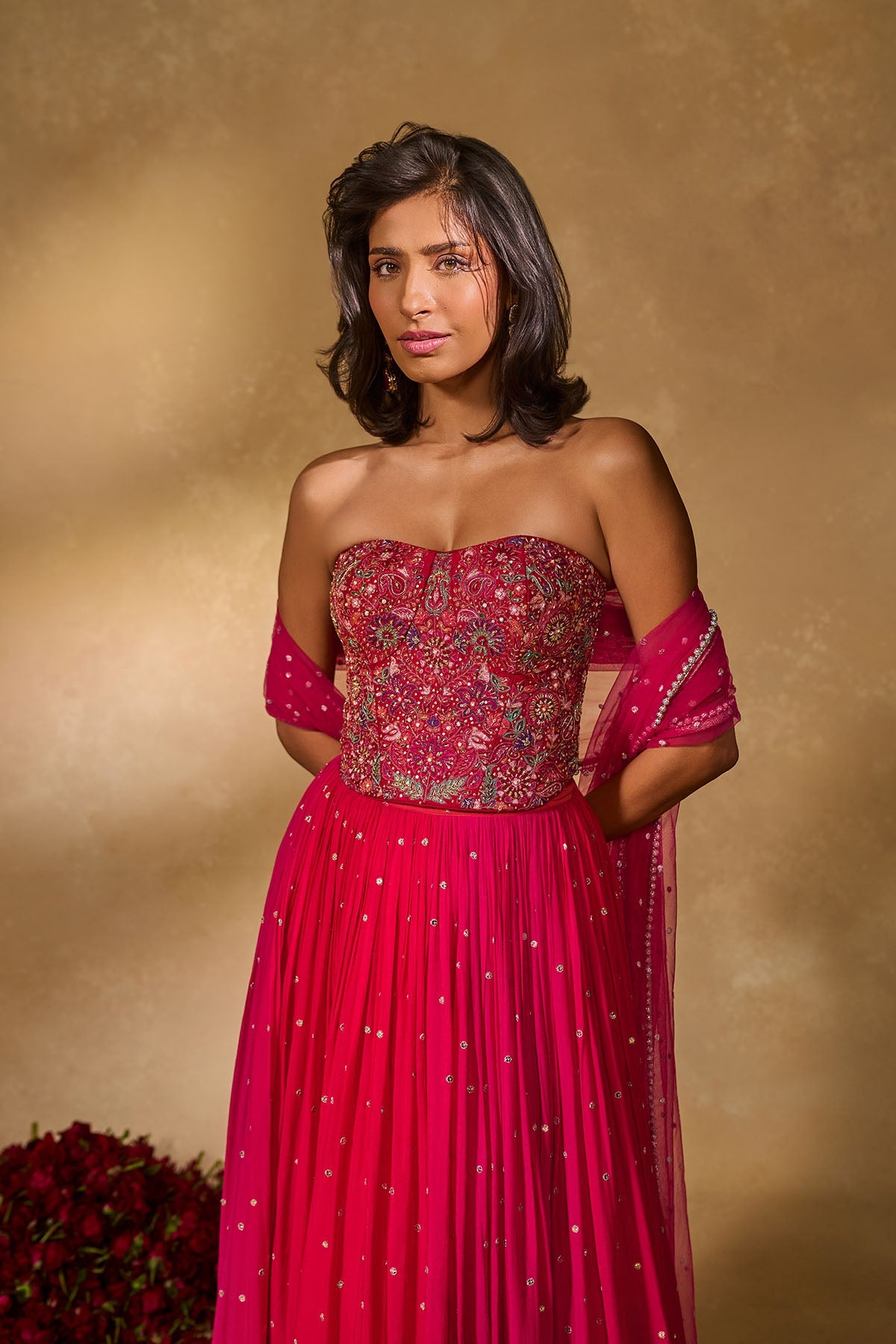 Aries Corset Lehenga - Ready to ship