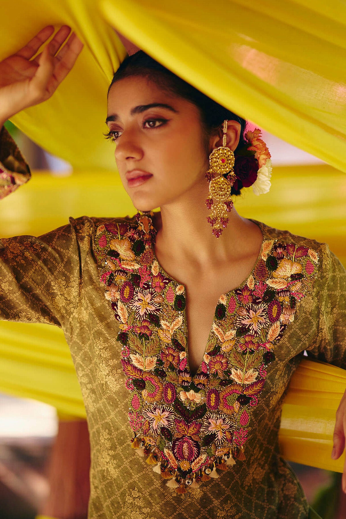 Asma kurta sharara set