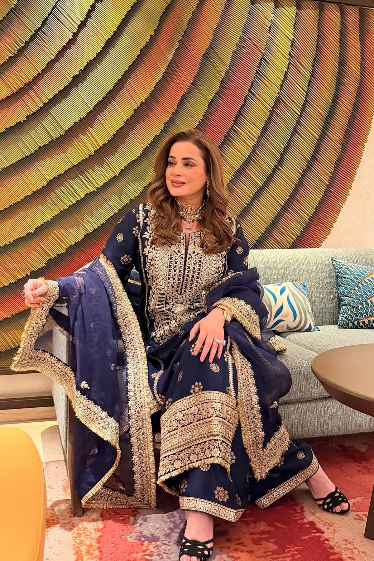 Badusha Palazo Set - Neelam Kothari