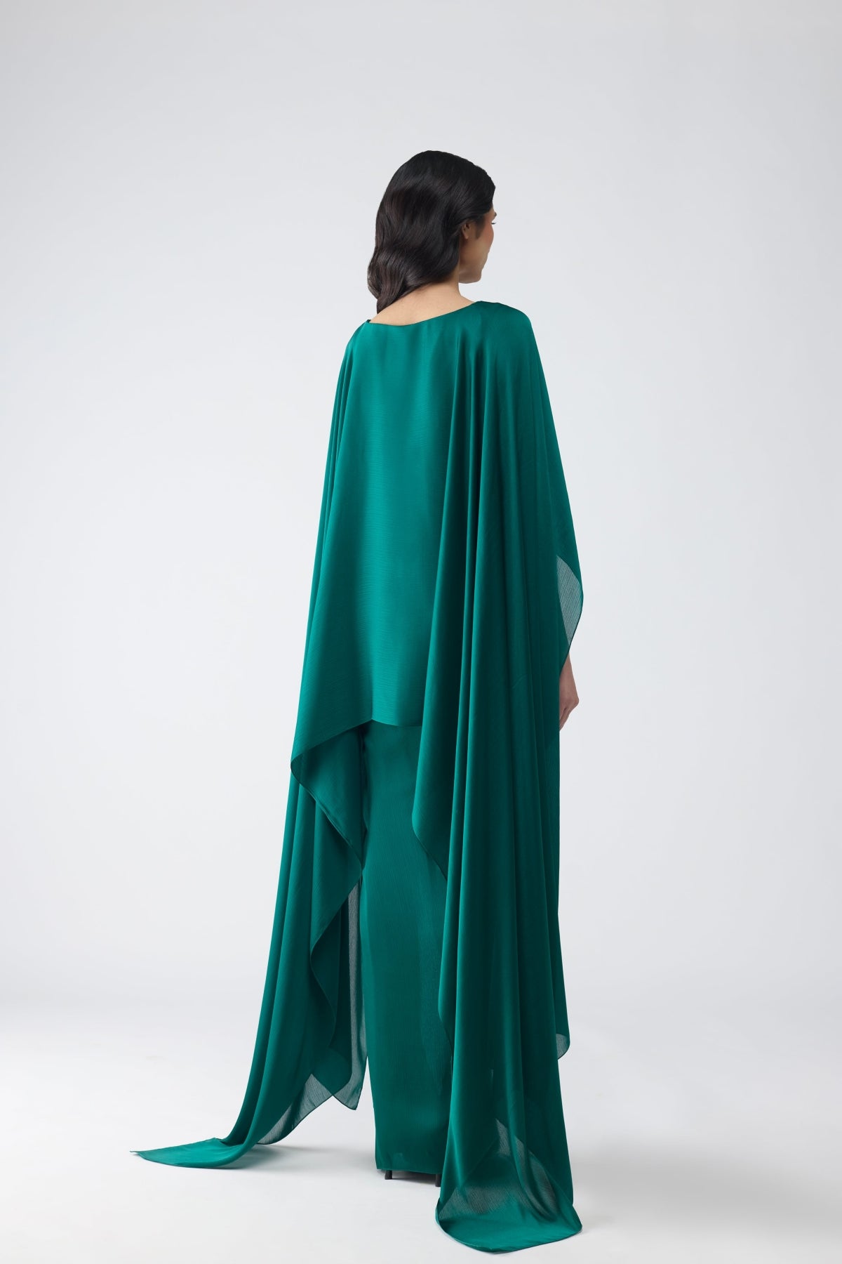Banarsi Cropped Cape & Skirt