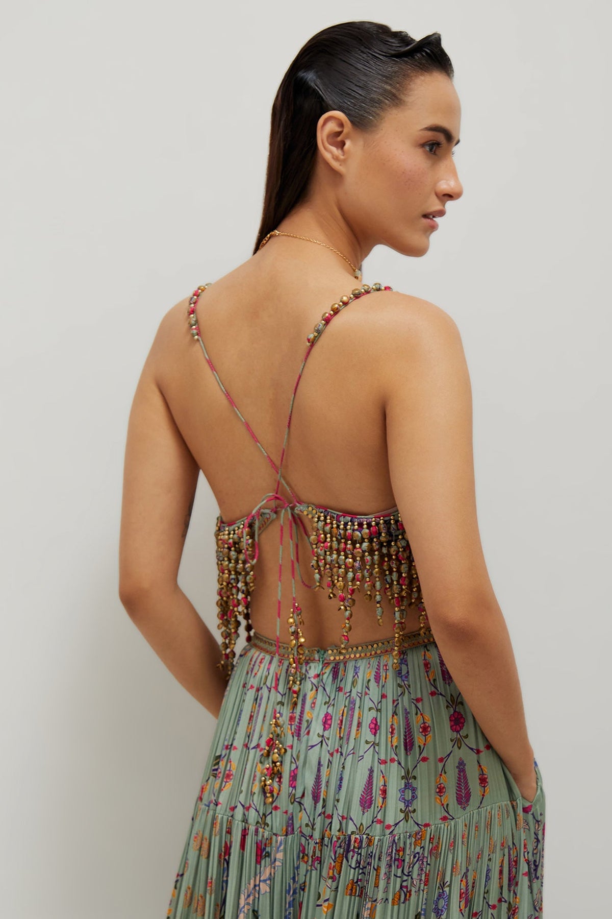 Beaded Maxi Dress