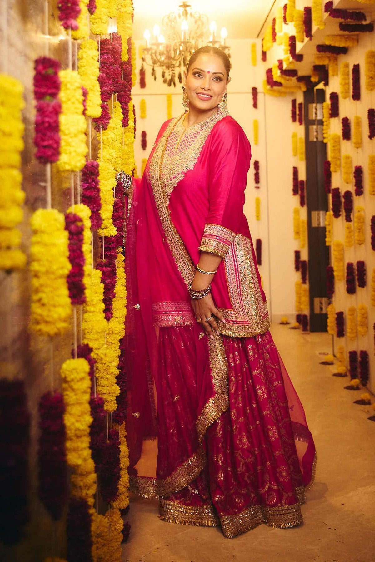 Bipasha Basu in Shahida Sharara Set