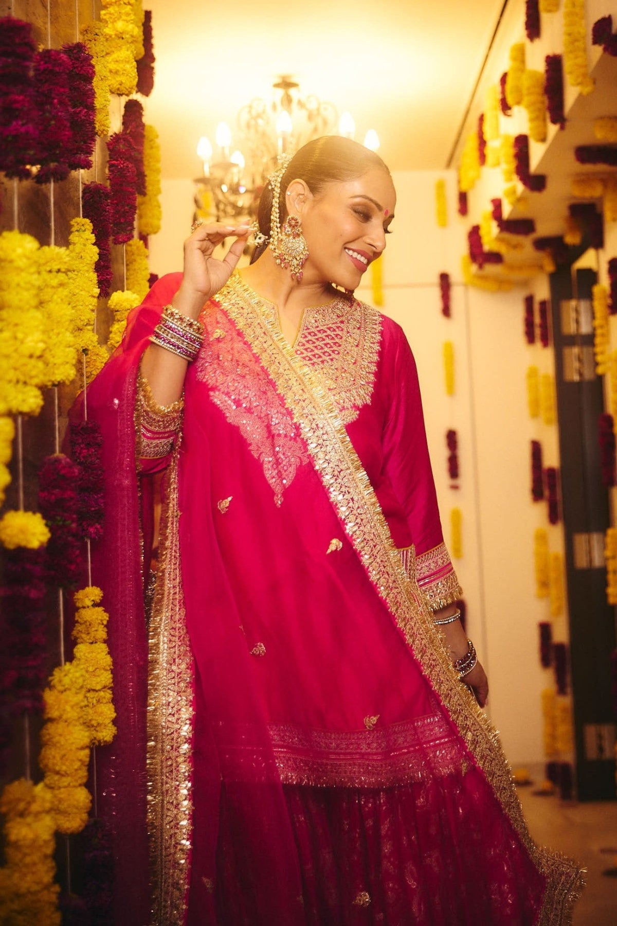 Bipasha Basu in Shahida Sharara Set