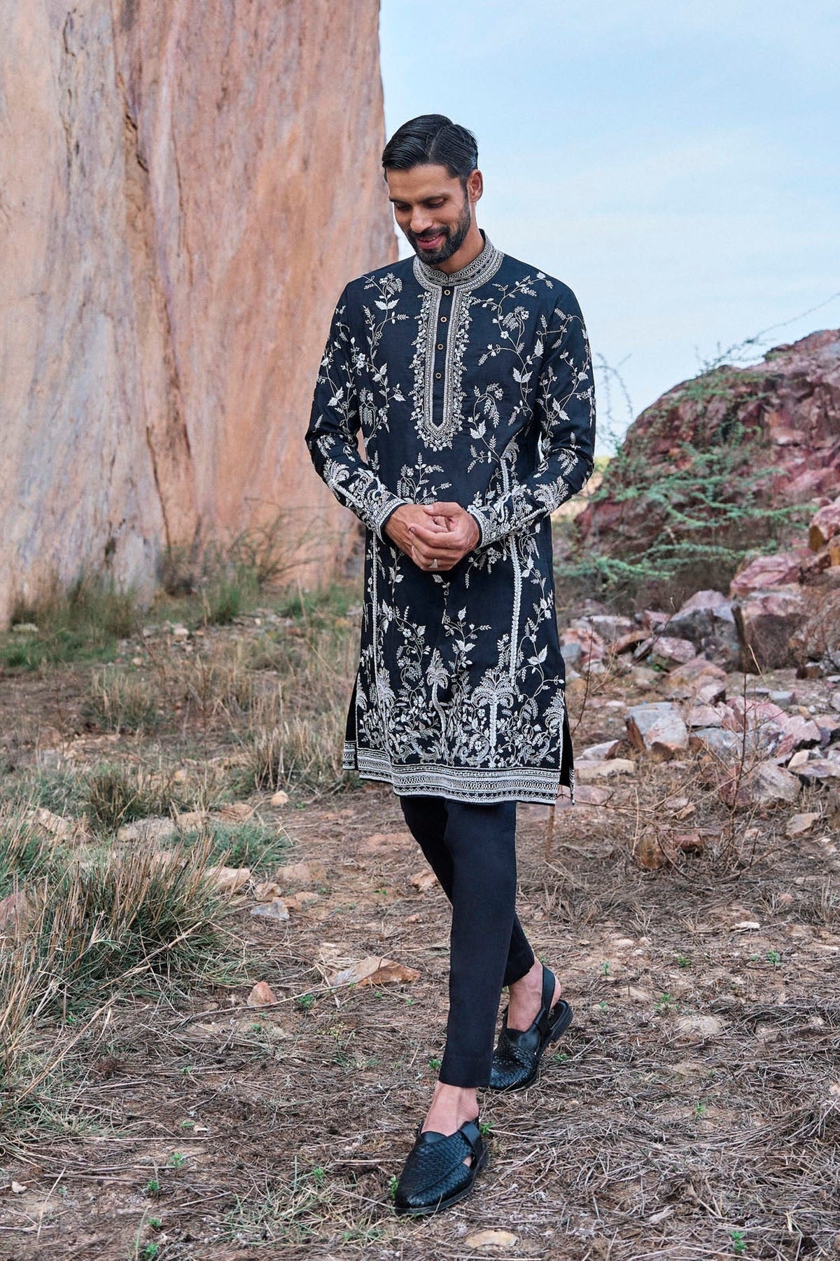 Black Kurta Set