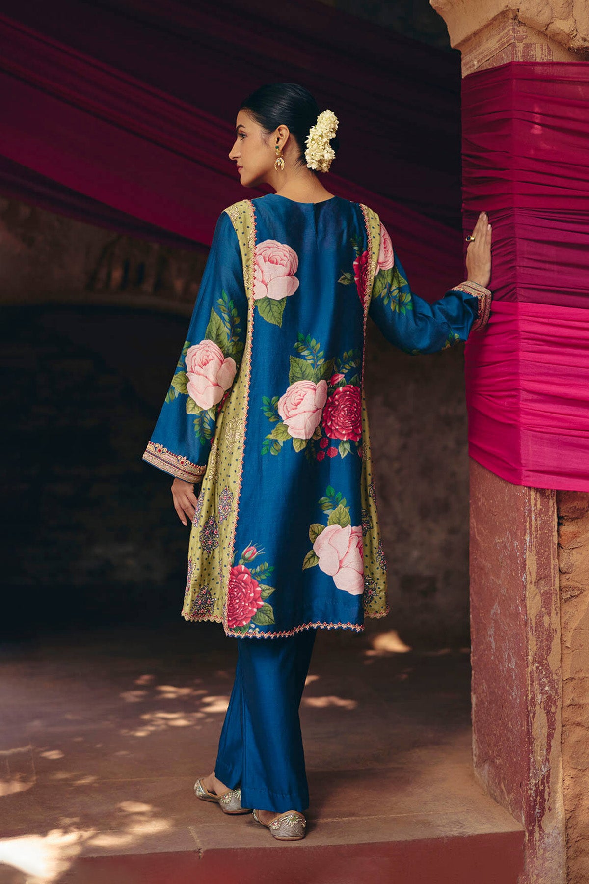 Blue Floral Coord set