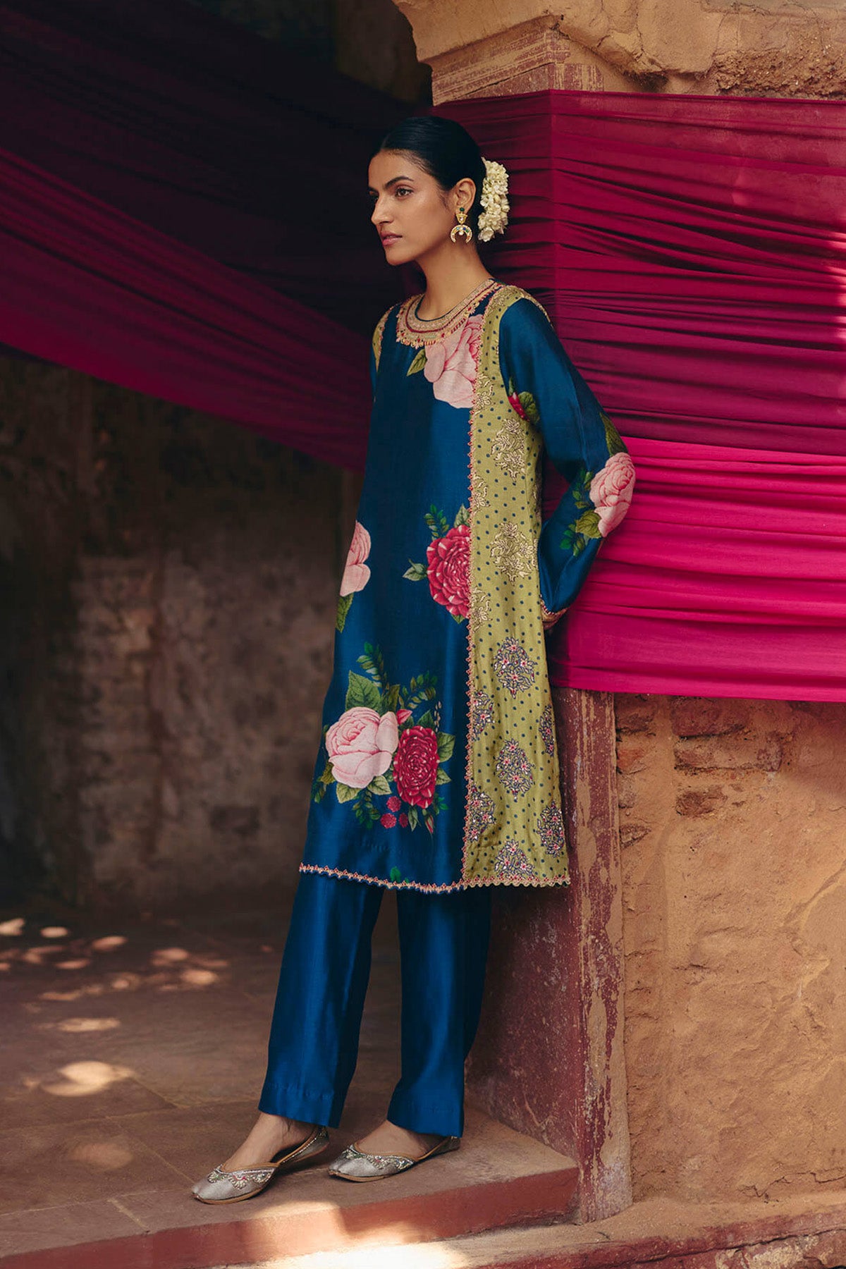 Blue Floral Coord set