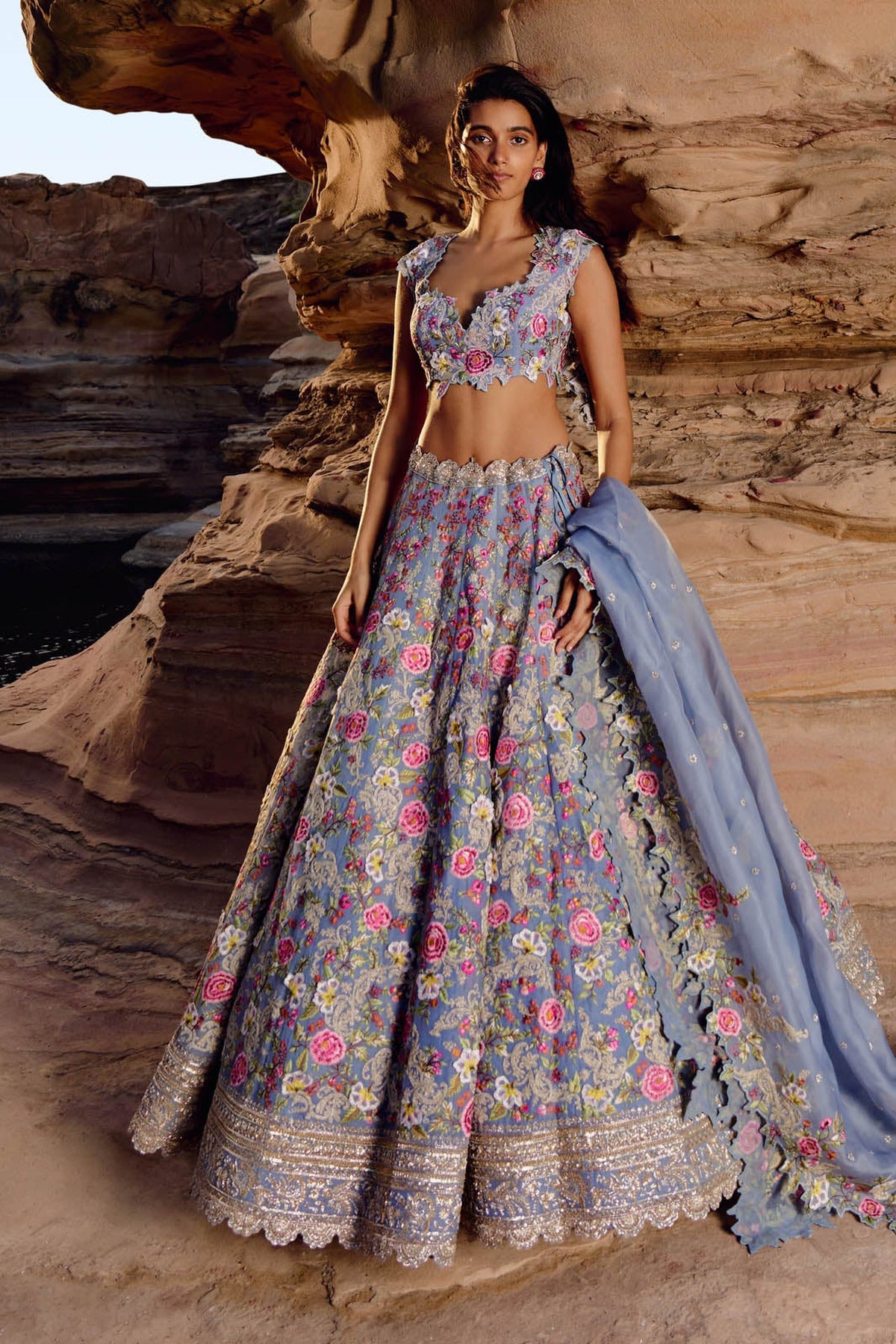 Blue Umang Lehenga Set