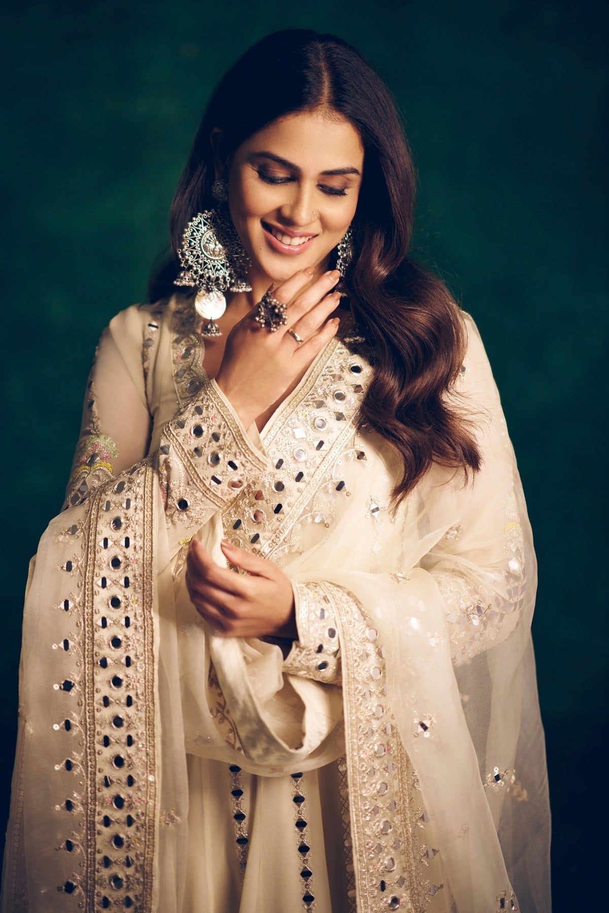 Genelia Anarkali Set