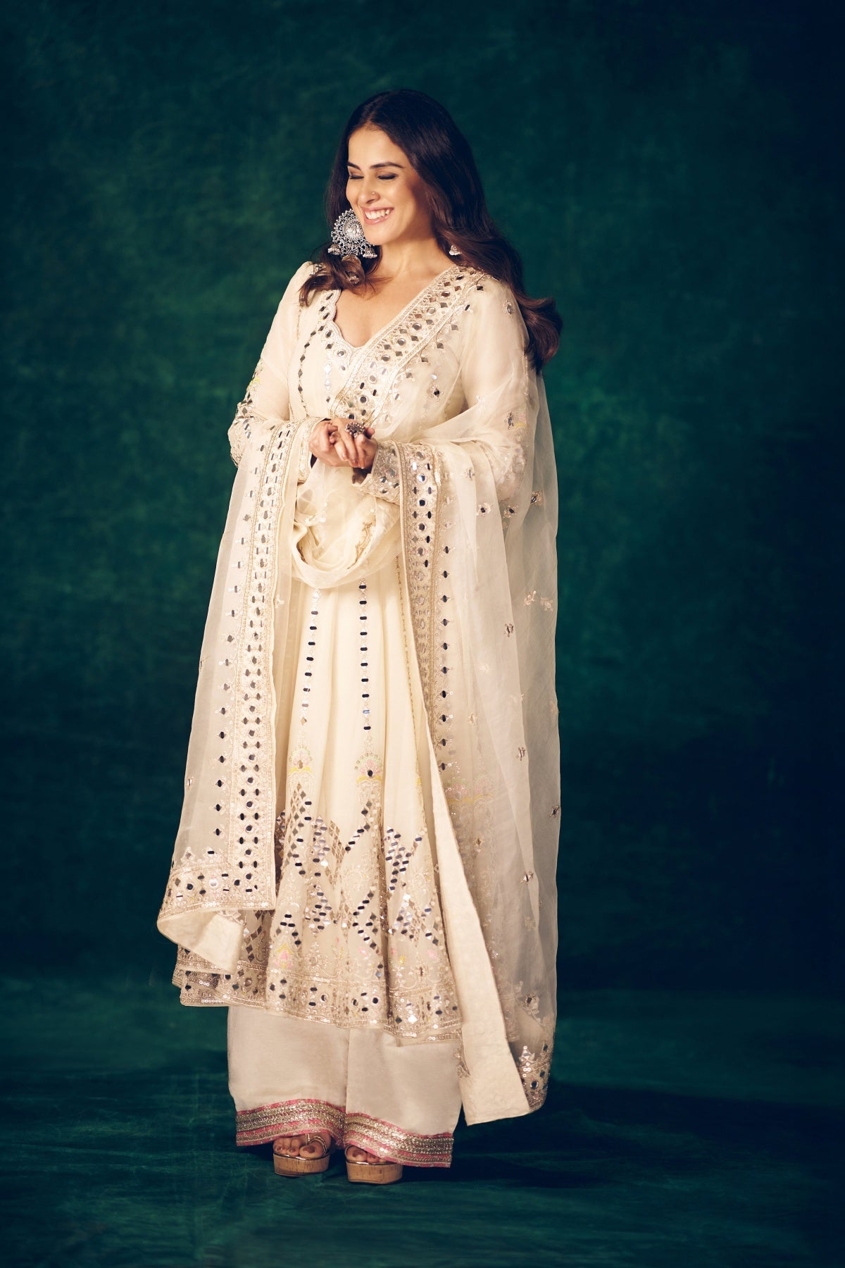 Genelia Anarkali Set