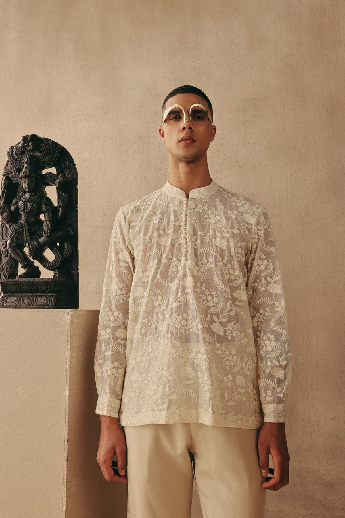 Chikankari Kurta Shirt Set