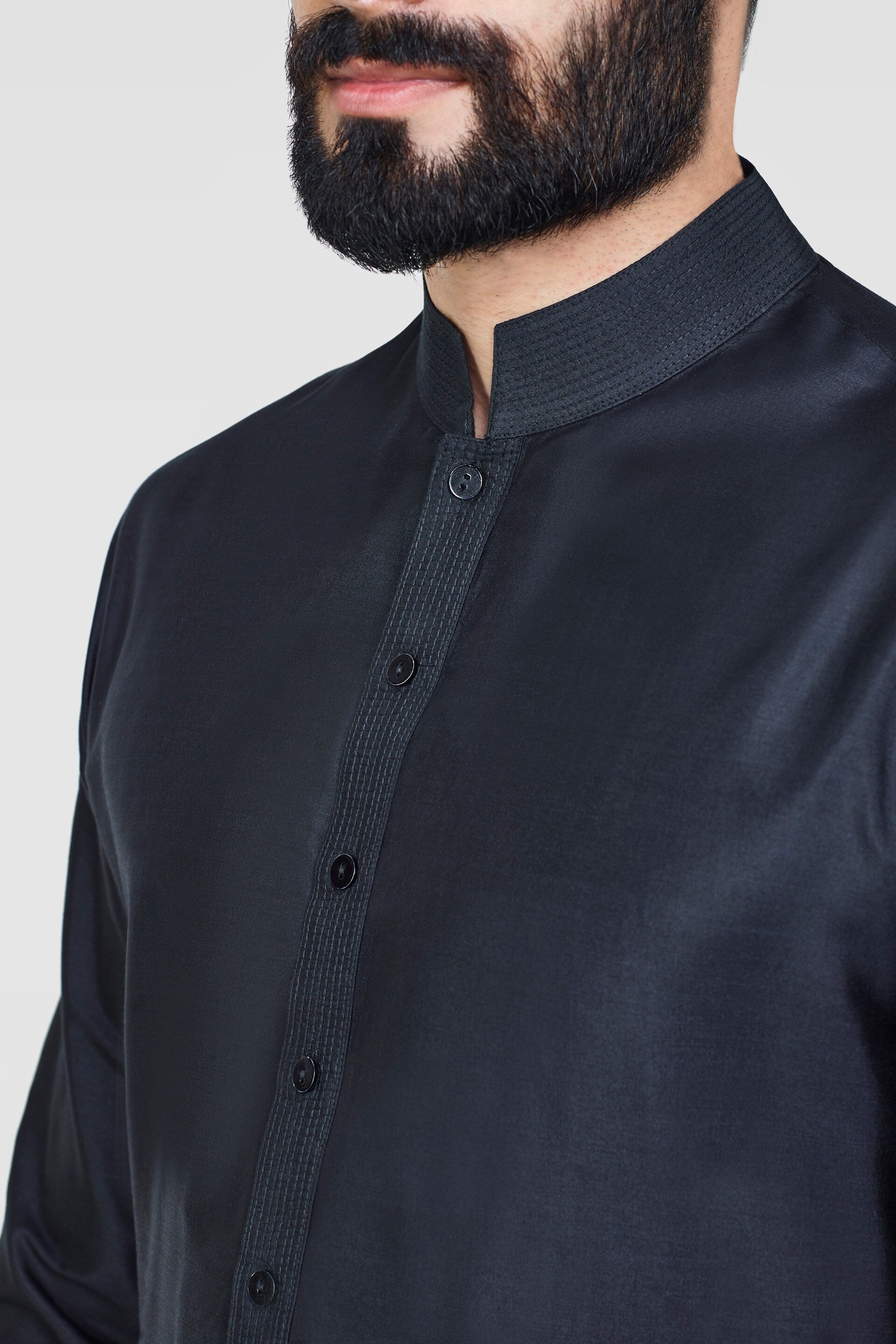 PREMVAT KURTA- BLACK