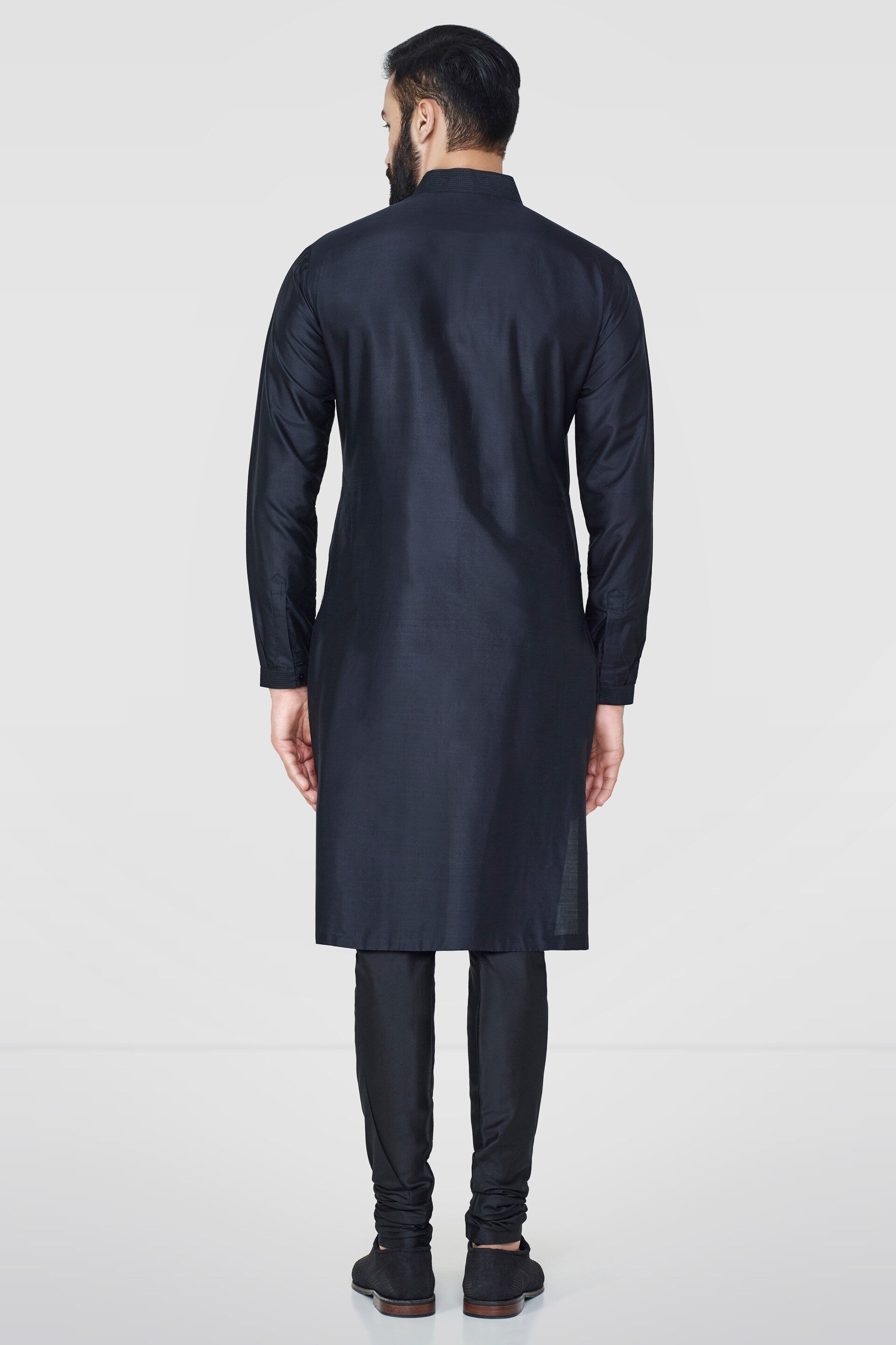 PREMVAT KURTA- BLACK