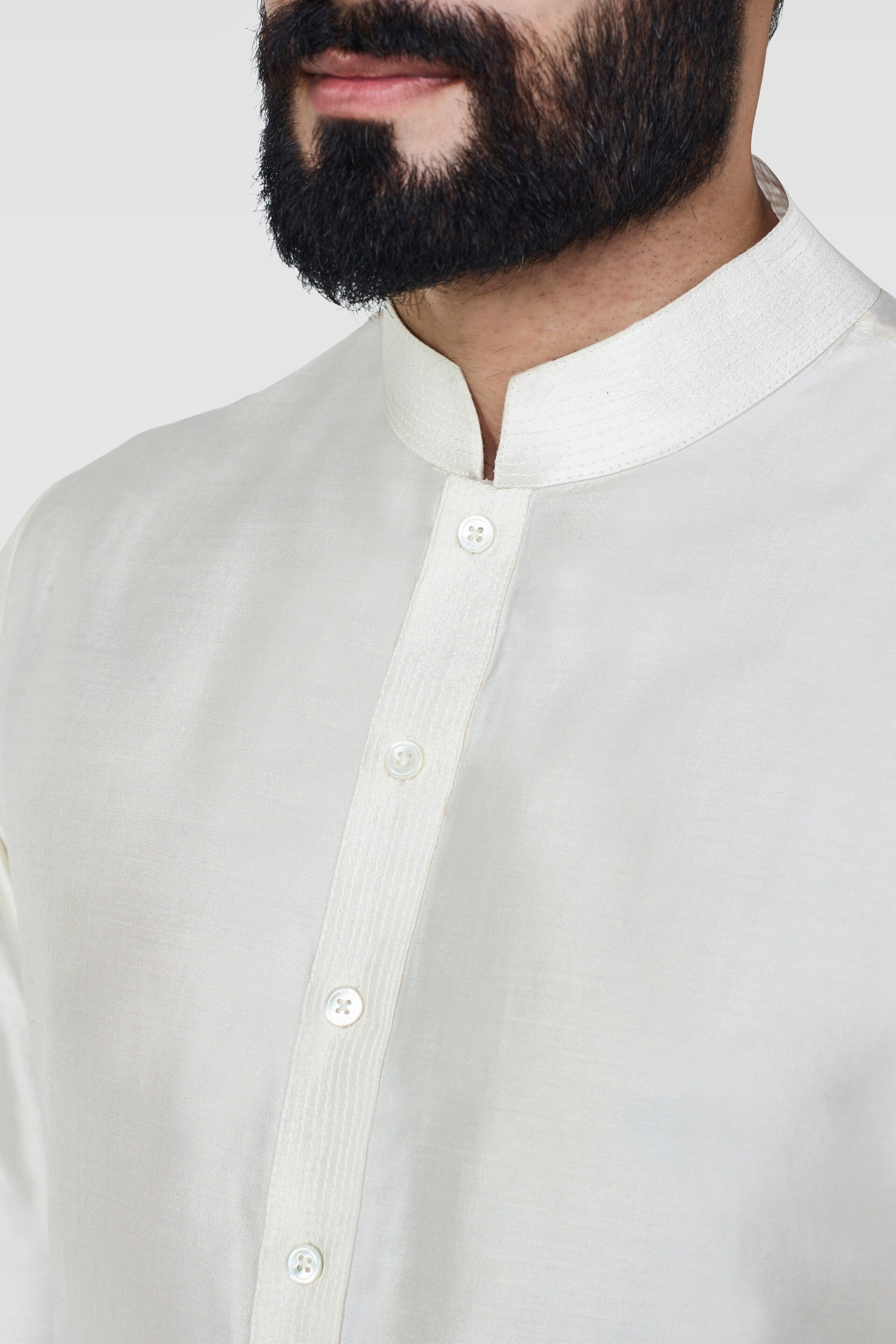 PREMVAT KURTA- CREAM