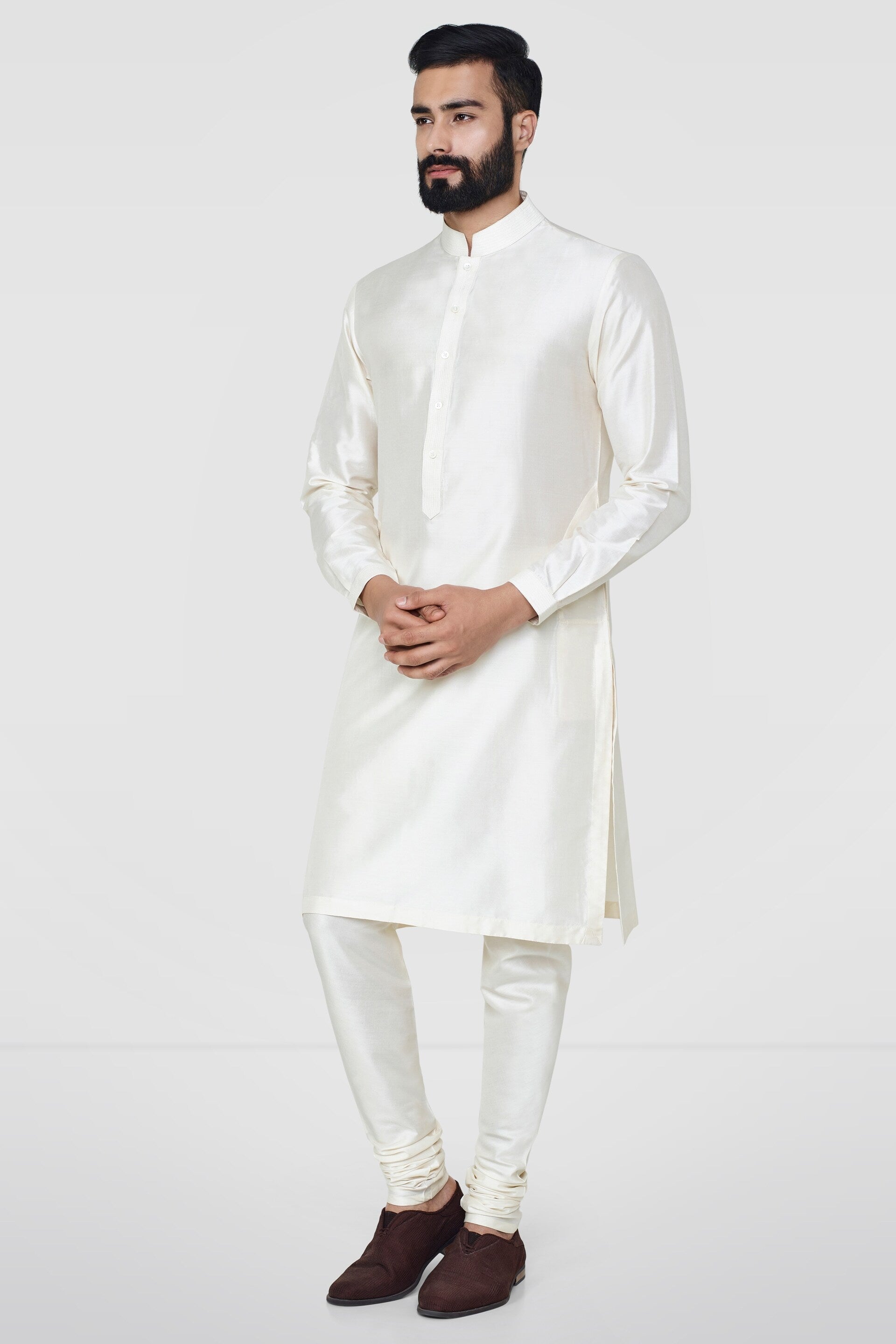 PREMVAT KURTA- CREAM