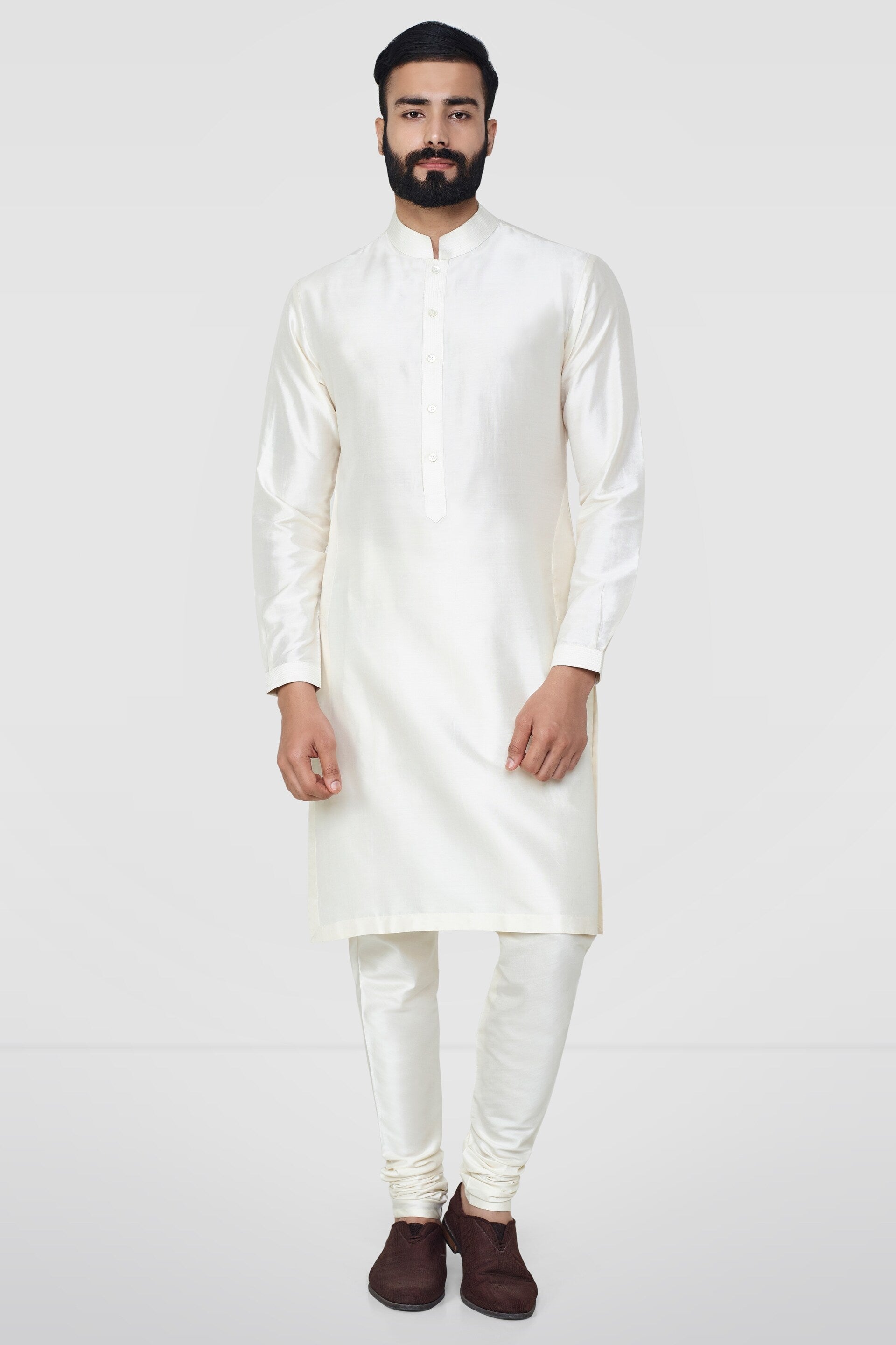 PREMVAT KURTA- CREAM