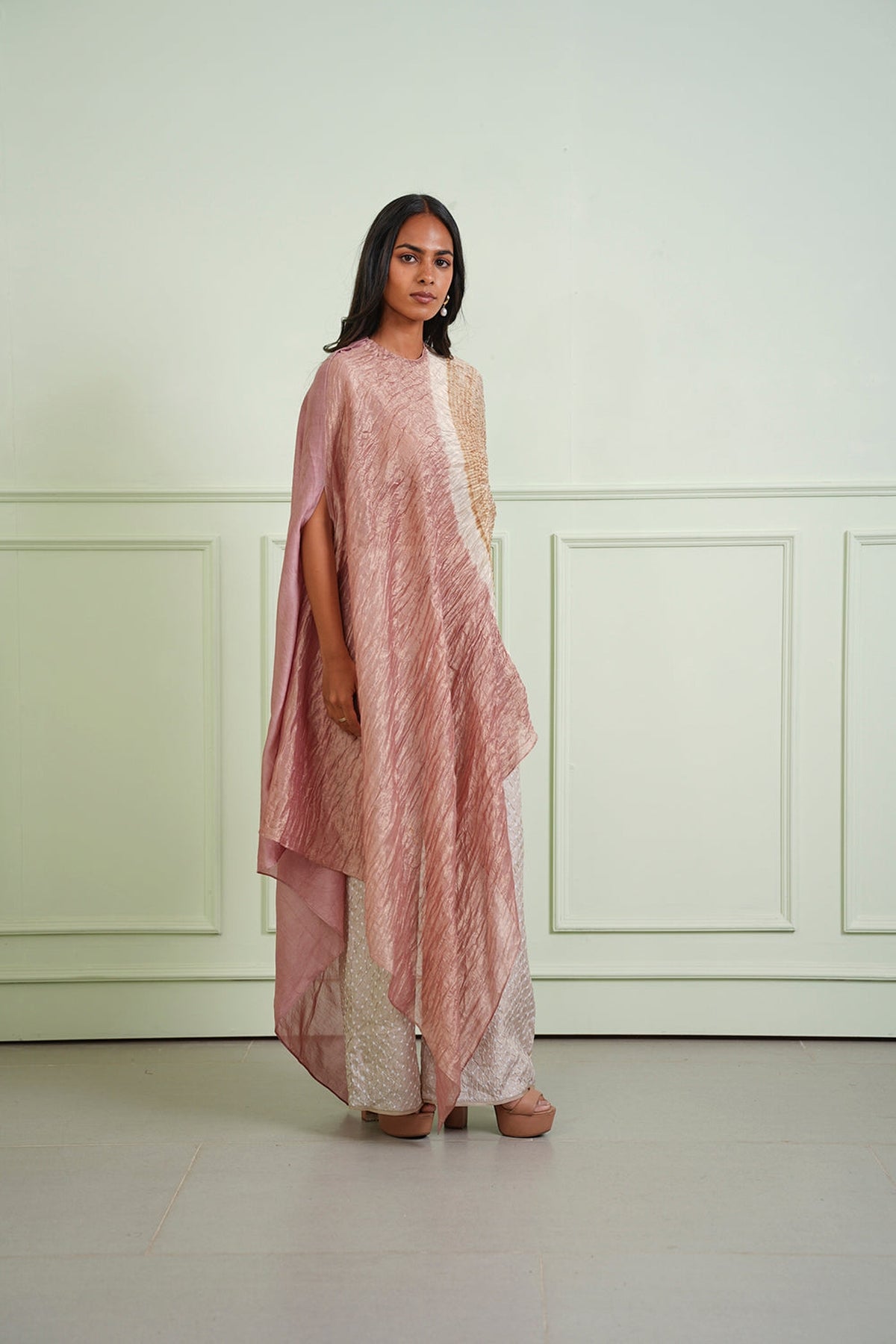 Crushed Bandhani Pants