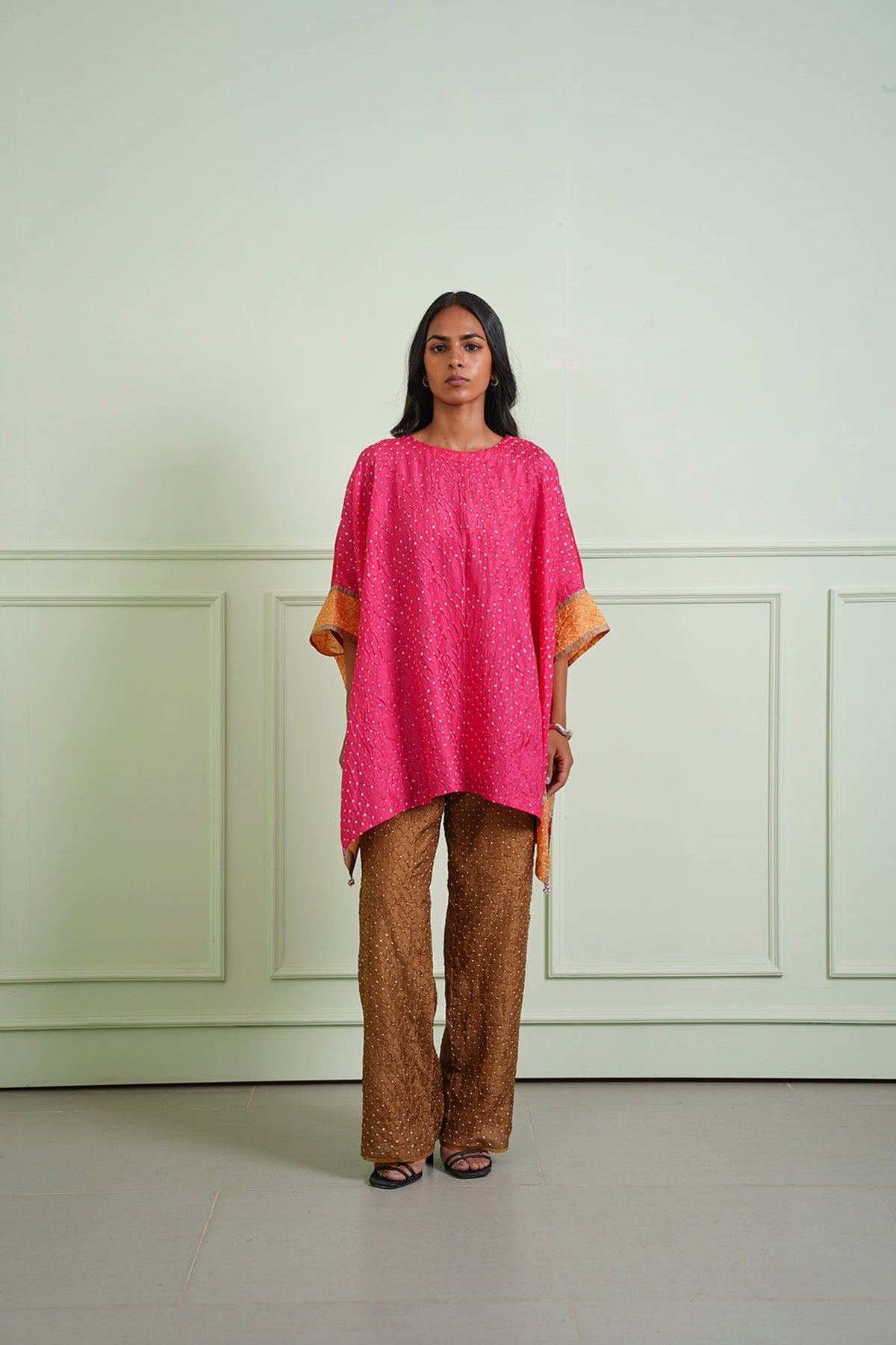 Crushed Bandhani Pants