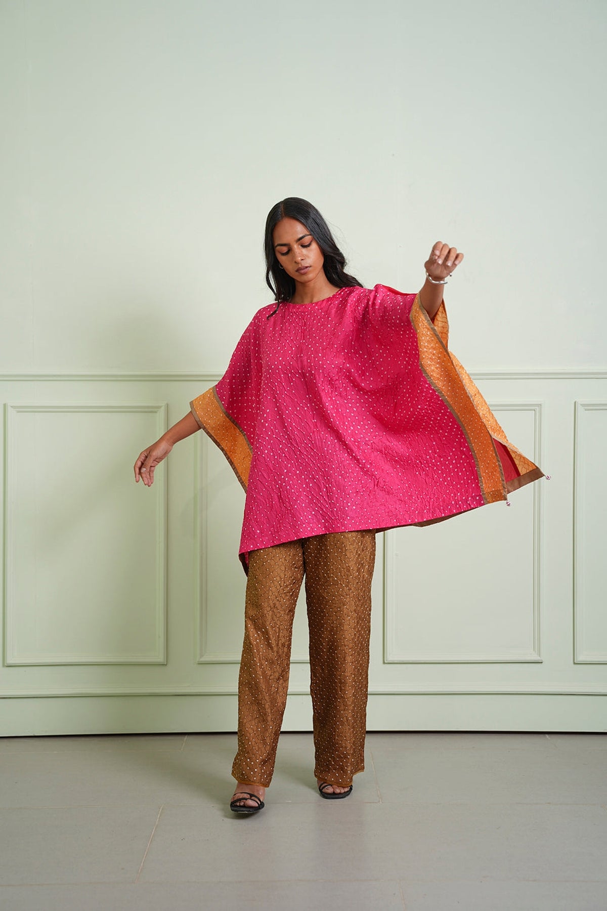 Crushed Bandhani Pants
