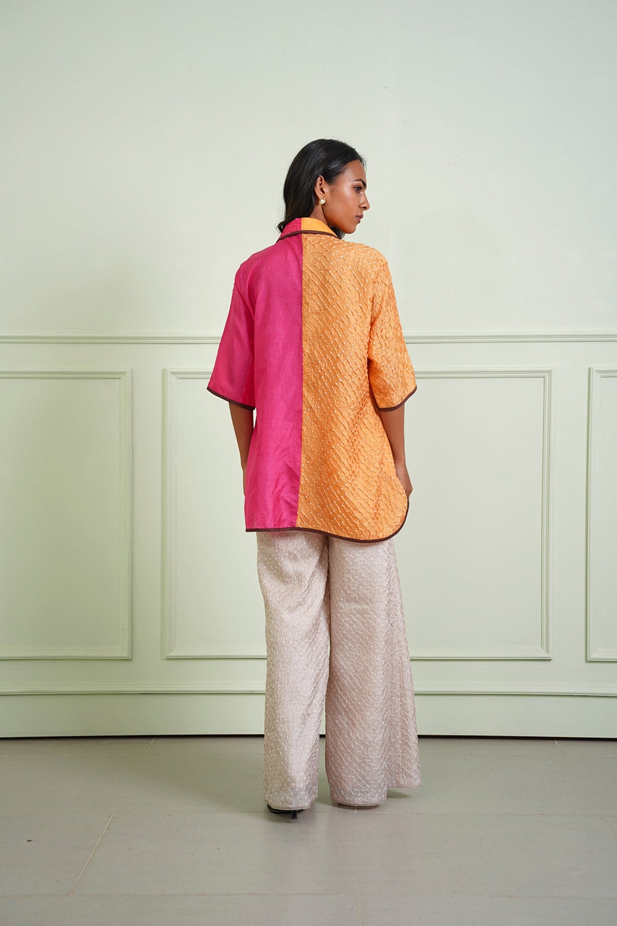 Crushed Bandhani Pants