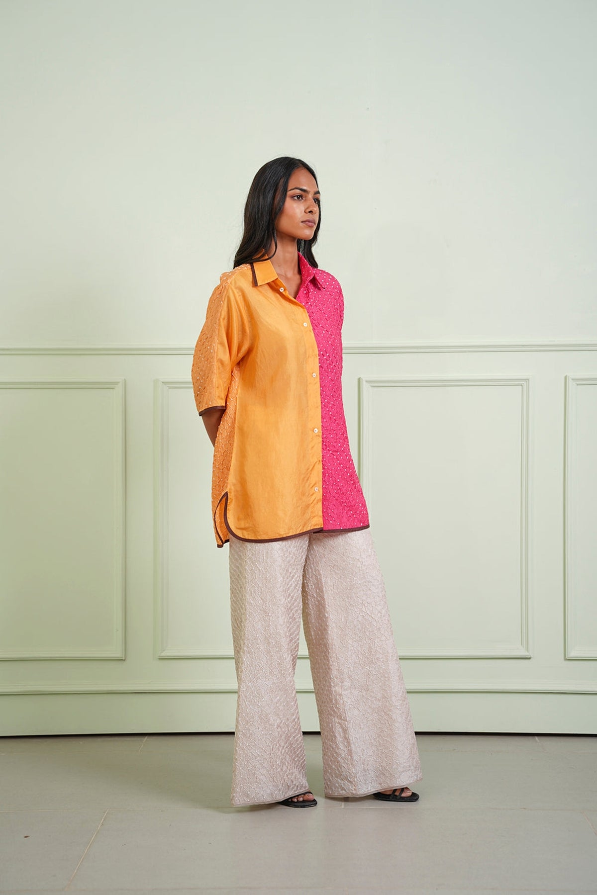 Crushed Bandhani Pants