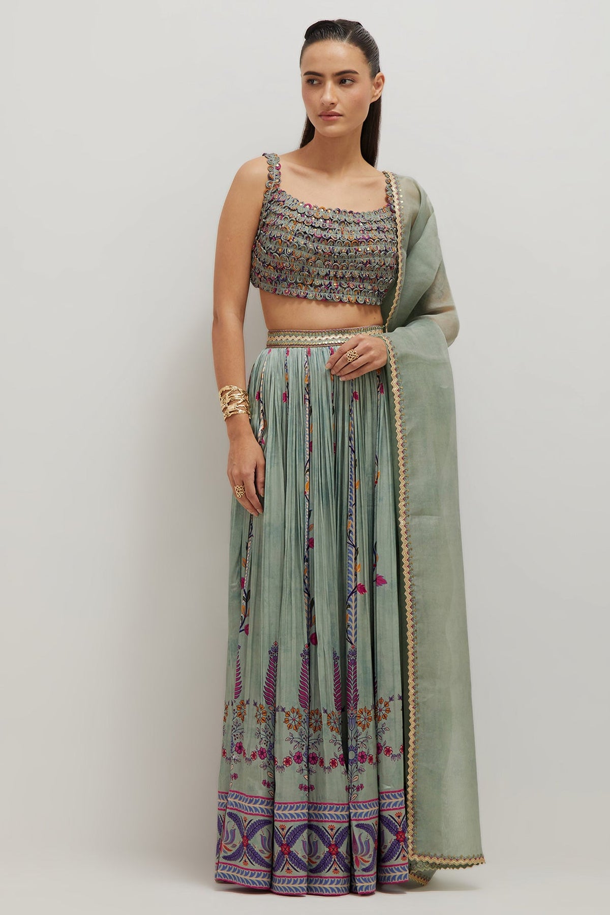 Dori Blouse Lehenga Set