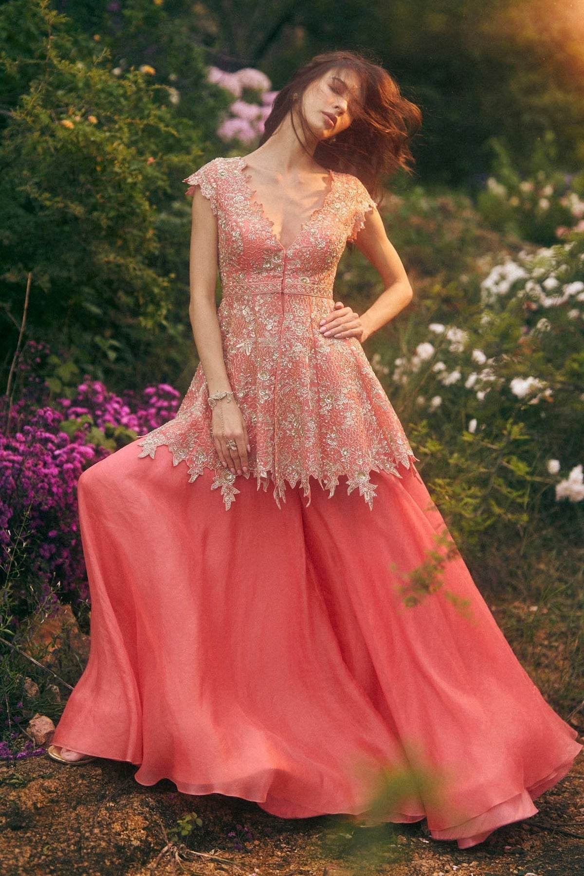 Ember Peplum Set