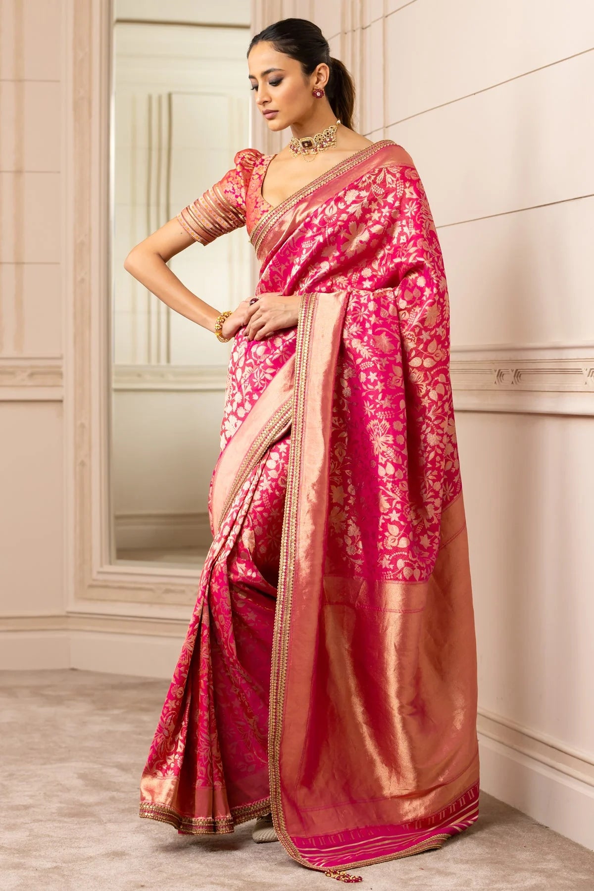KASHMIR BROCADE SAREE