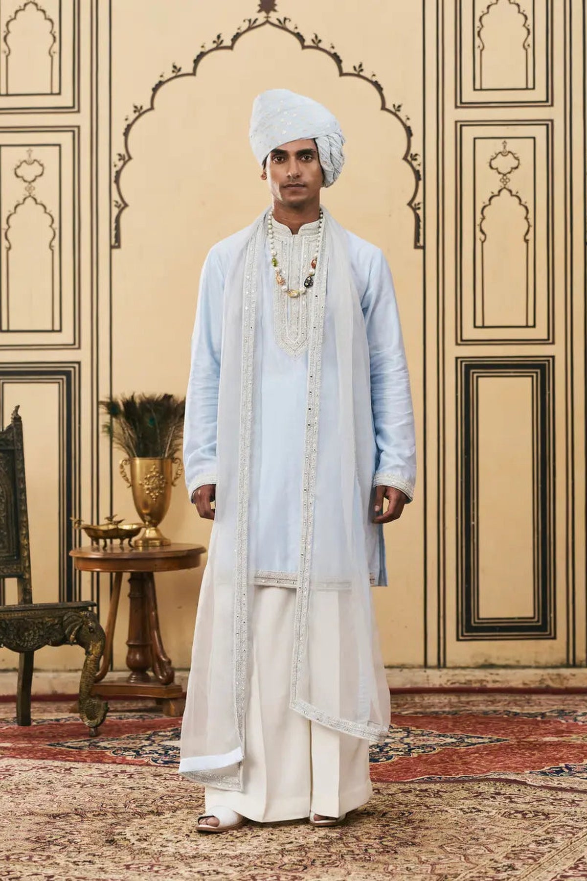 Falsai Chanderi Kurta Set