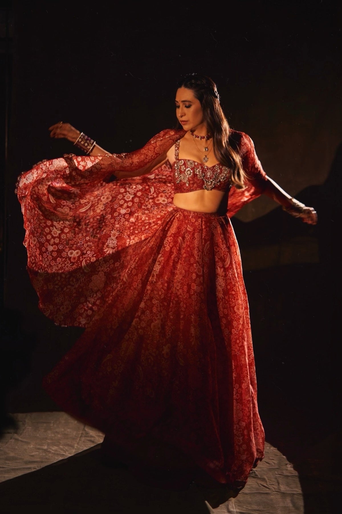 Karisma Kapoor In Ziba Lehenga Set