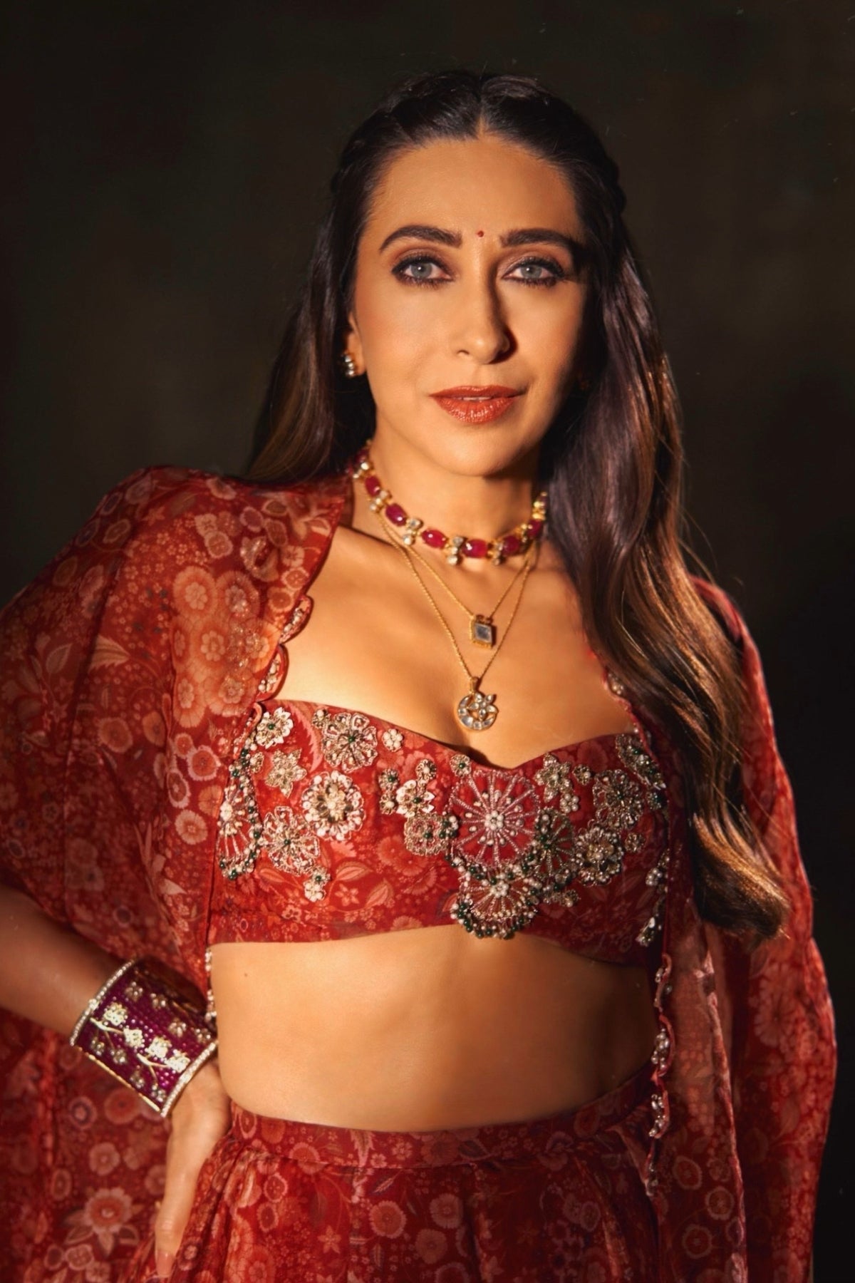 Karisma Kapoor In Ziba Lehenga Set